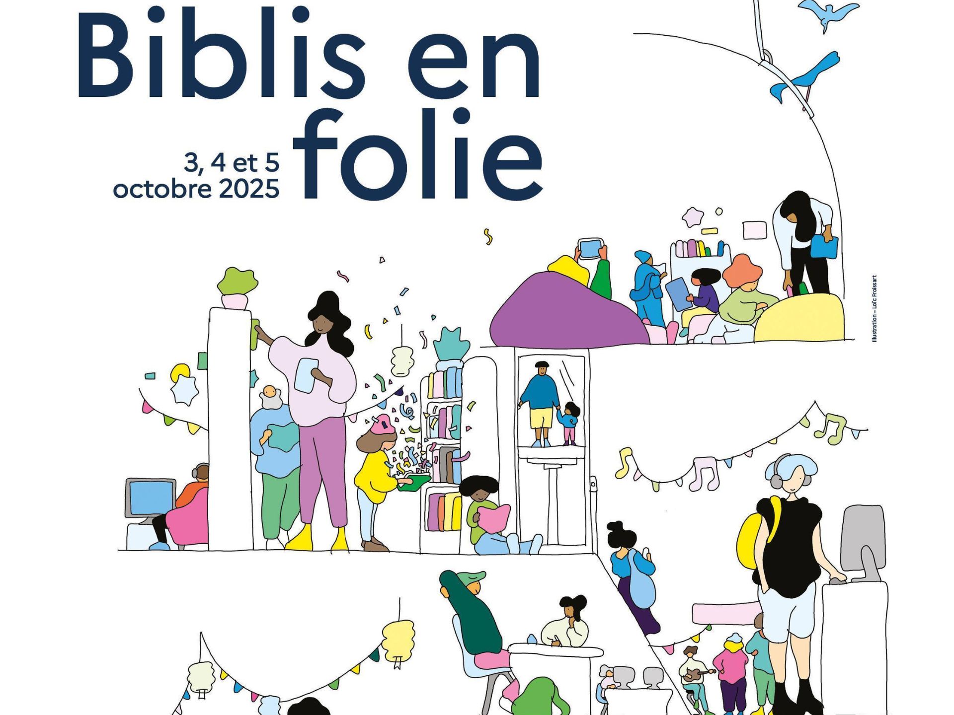 Biblis en folie : pour les petits, dcouverte de la mdiathque  petits pas
