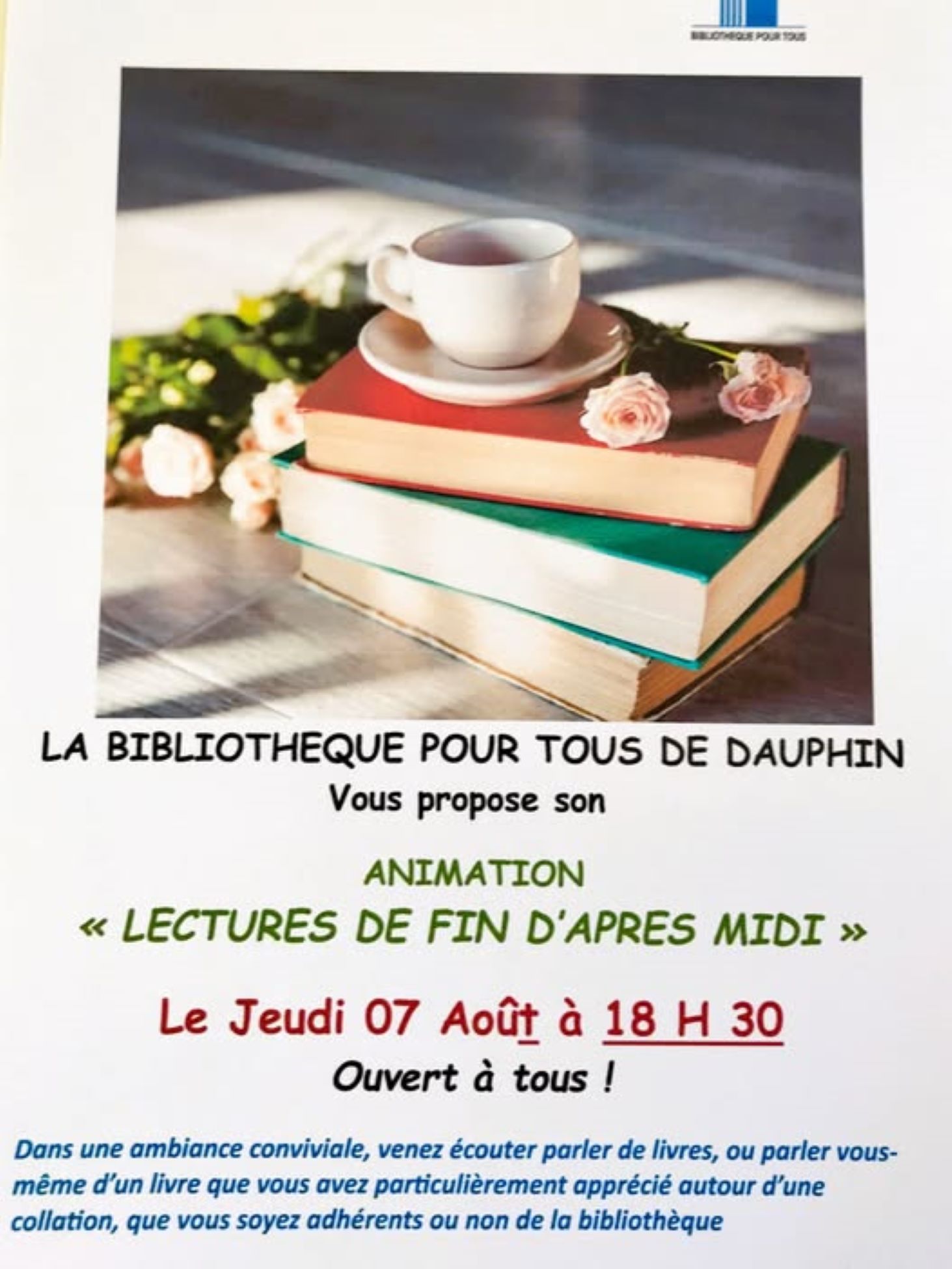 Lecture de fin d'aprs-midi