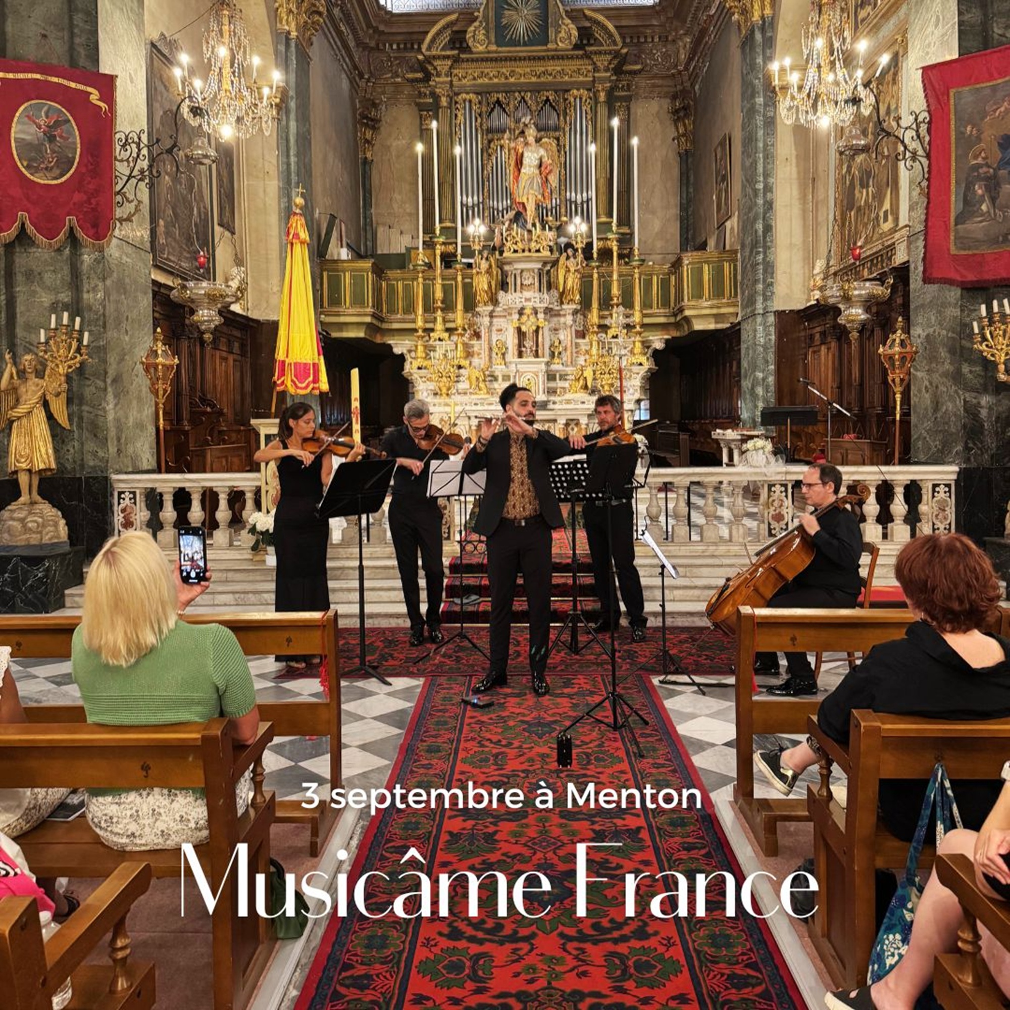 Concert dt  Menton : Vivaldi, Queen, Mozart, Tchakovsky, Brahms, Verdi, Armstrong, Piazzolla