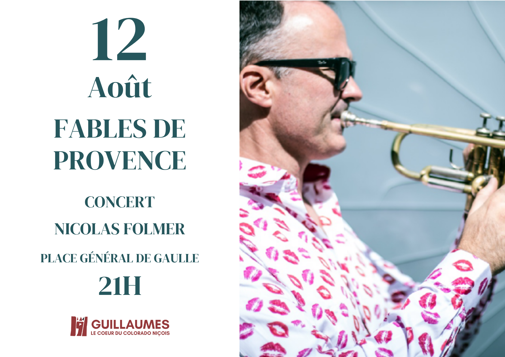 Estivale du dpartement : Concert Nicolas Folmer  Fables de Provence 