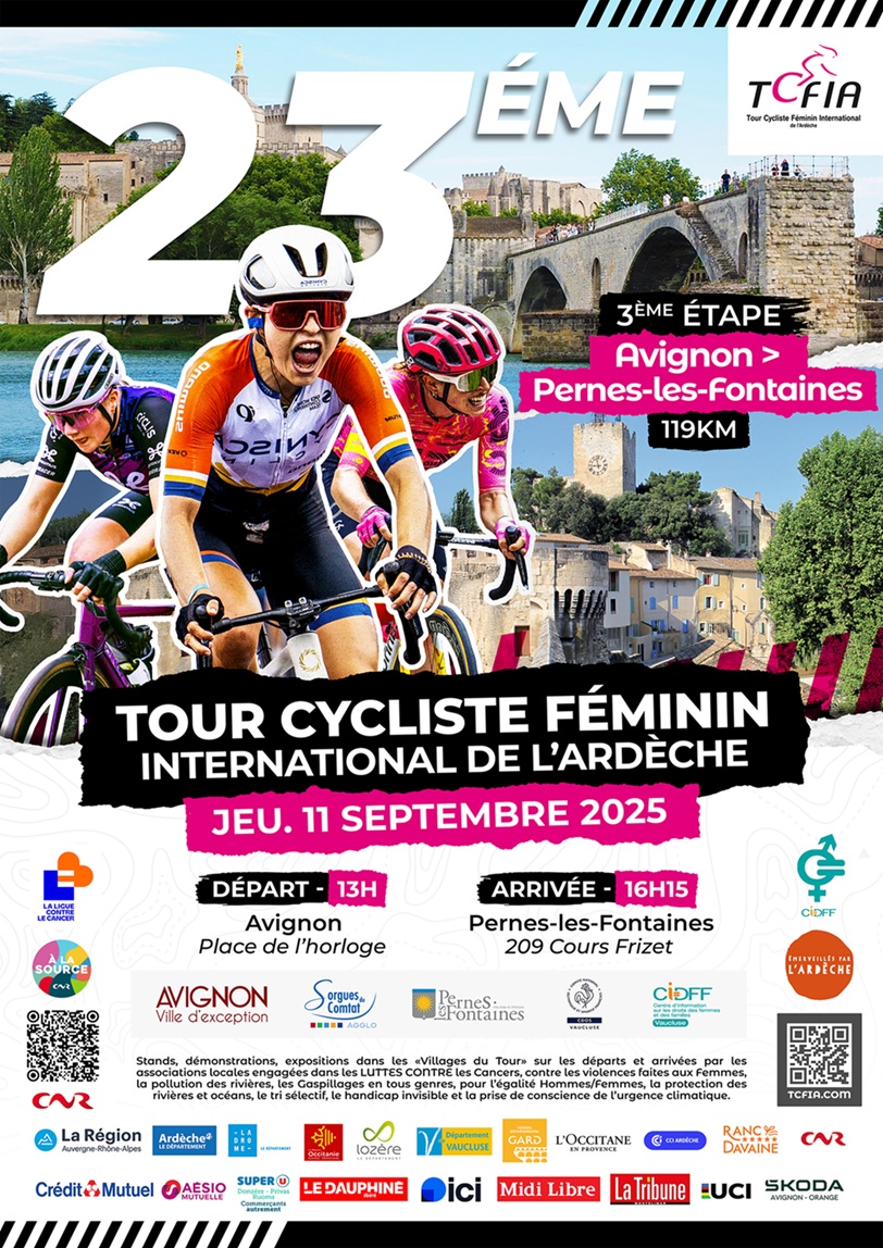 TCFIA - Tour Cycliste Fminin International de l'Ardche - tape  Avignon