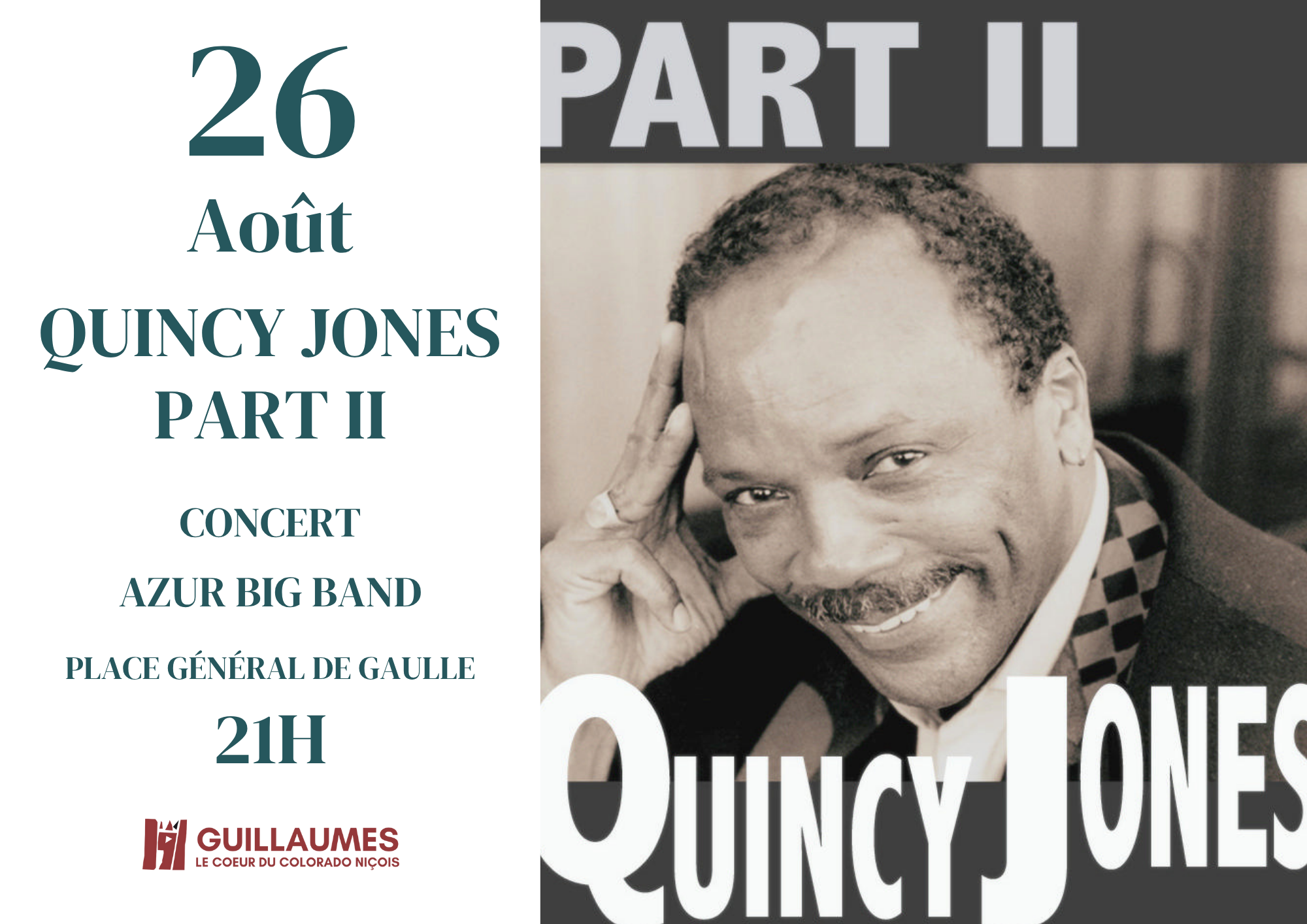 Estivale du dpartement : Concert Azur Big Band  QUINCY JONES Part II 