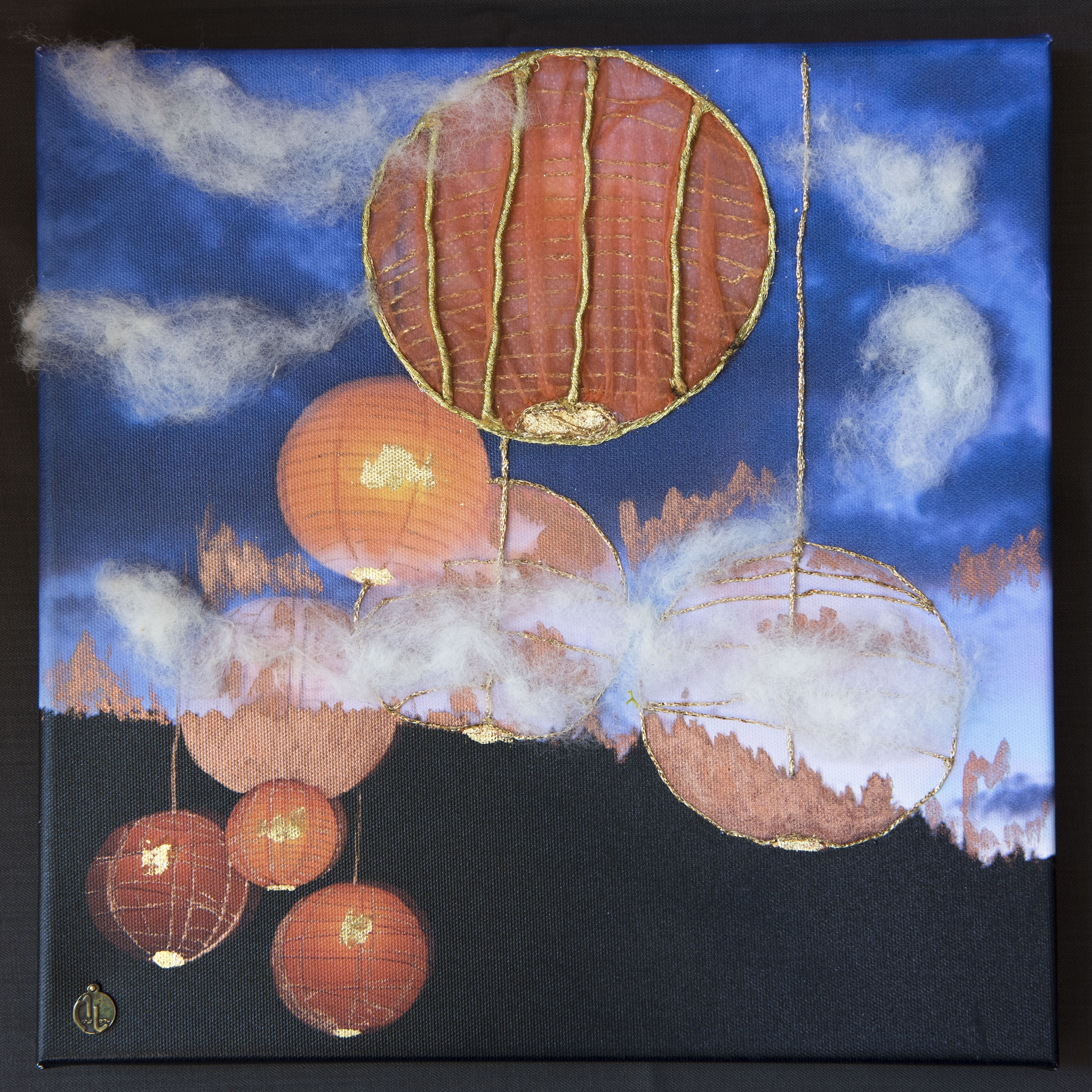 Exposition :  Soleil levant aux Baux-de-Provence -Marielon -
