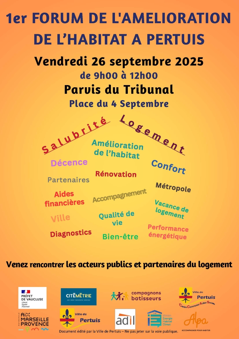 1 er Forum de l'amlioration de l'habitat  Pertuis
