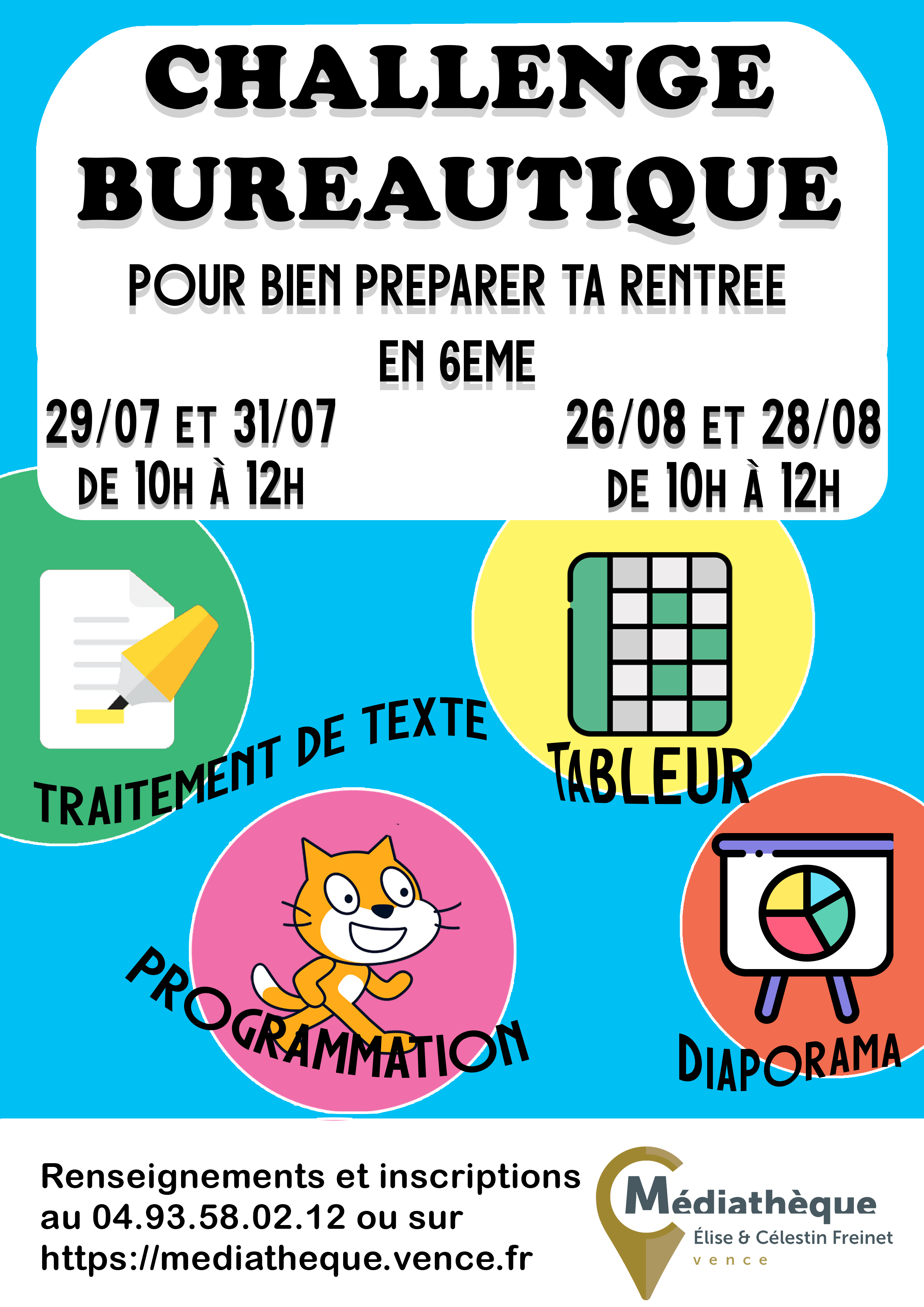 Challenge Bureautique  Prpare ta rentre en 6?
