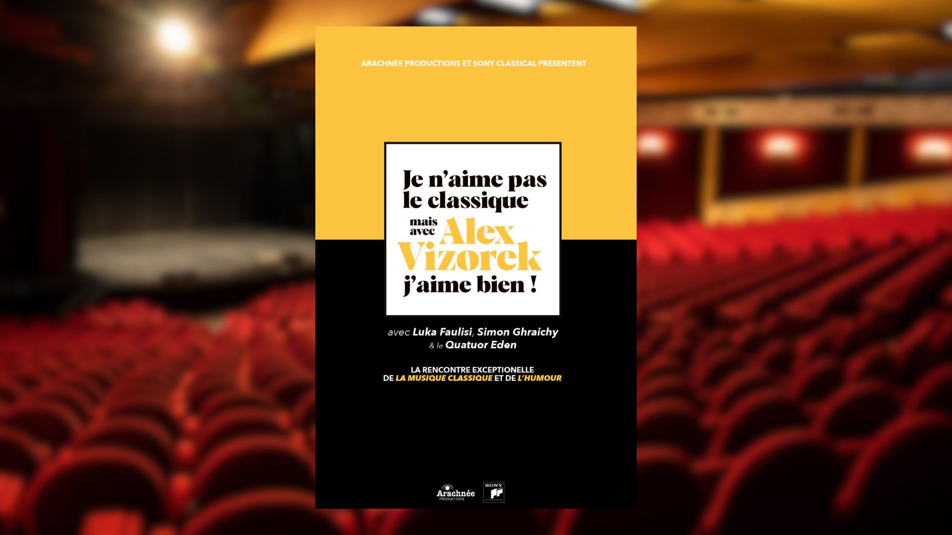 Humour : Je n'aime pas le classique mais avec Alex Vizorek j'aime bien !