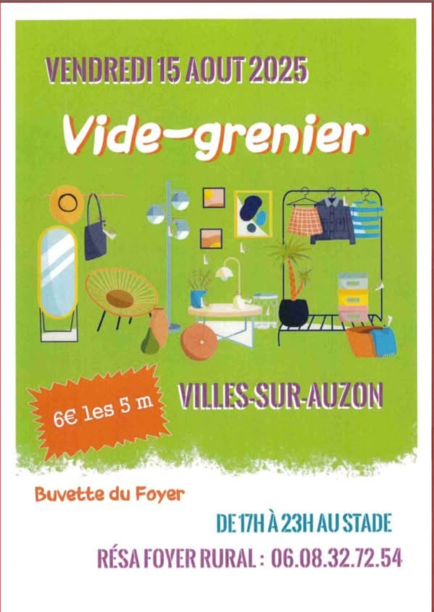 Vide-greniers  Villes sur Auzon