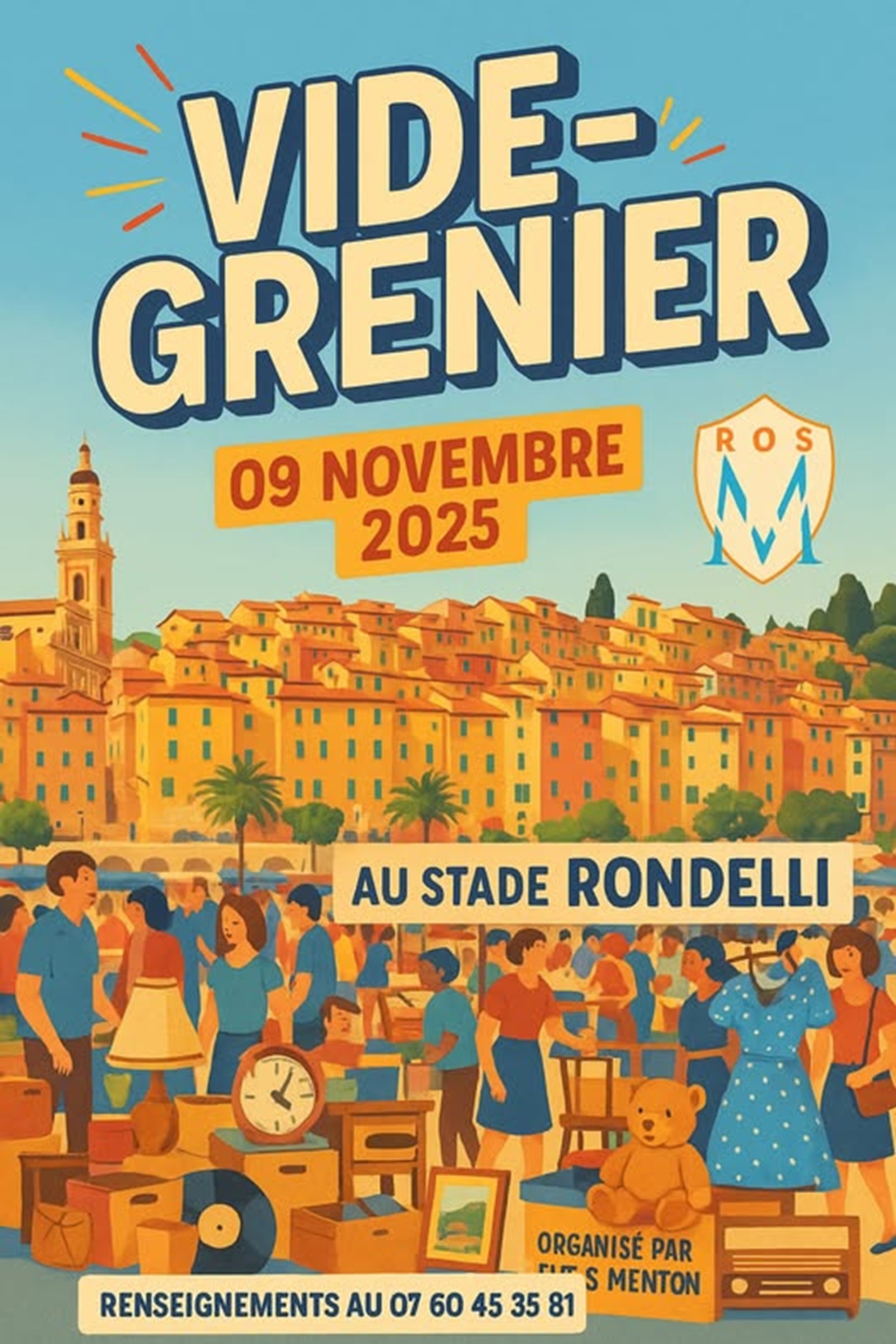 Vide grenier - Rapid de Menton