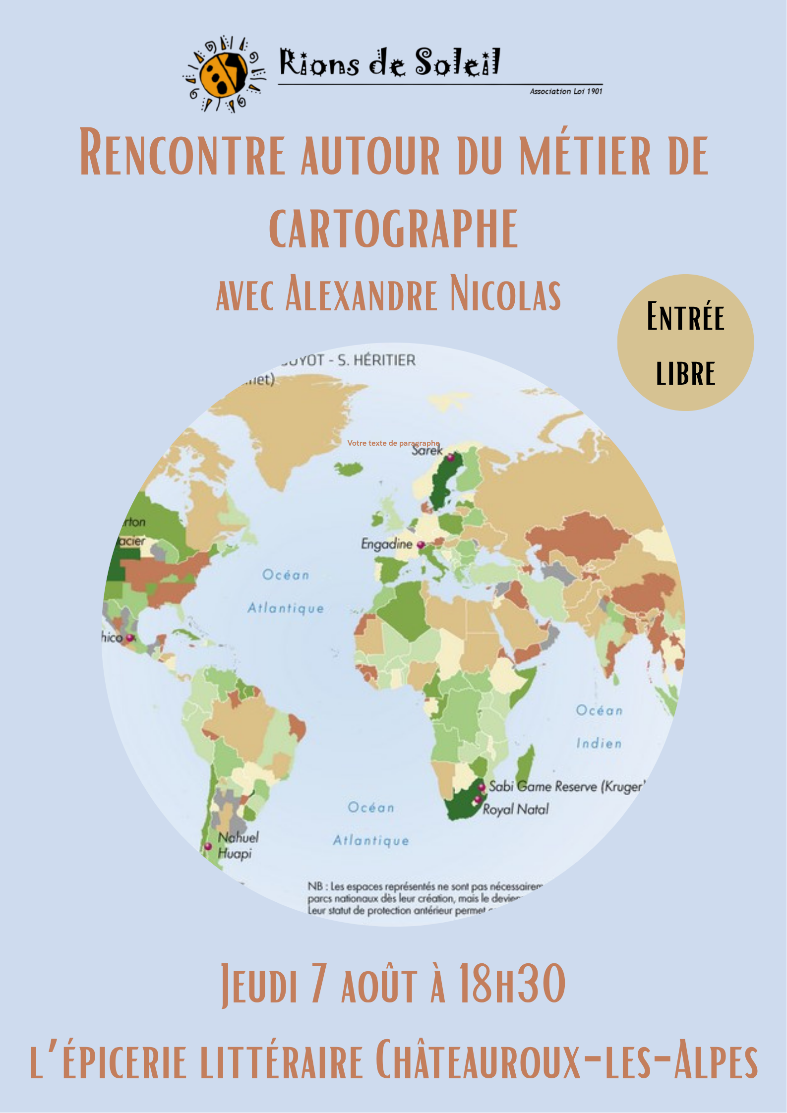 Rencontre avec Alexandre Nicolas, cartographe