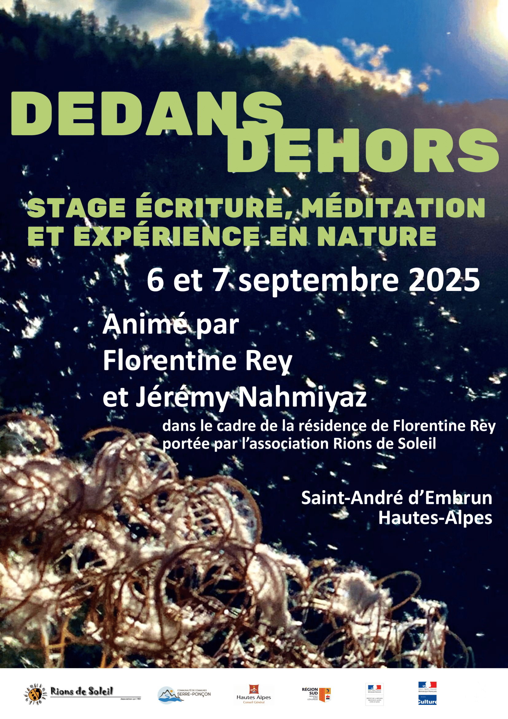Stage d'criture, exprience en nature et mditation