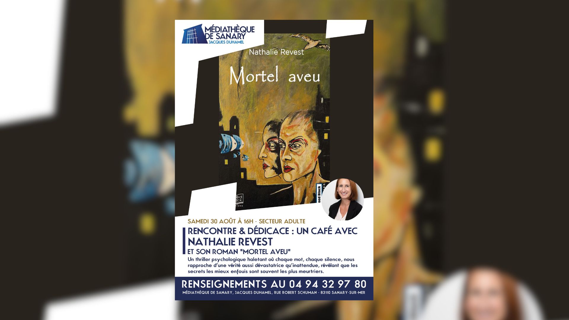 Rencontre & ddicace : Un caf avec Nathalie Revest et son roman 