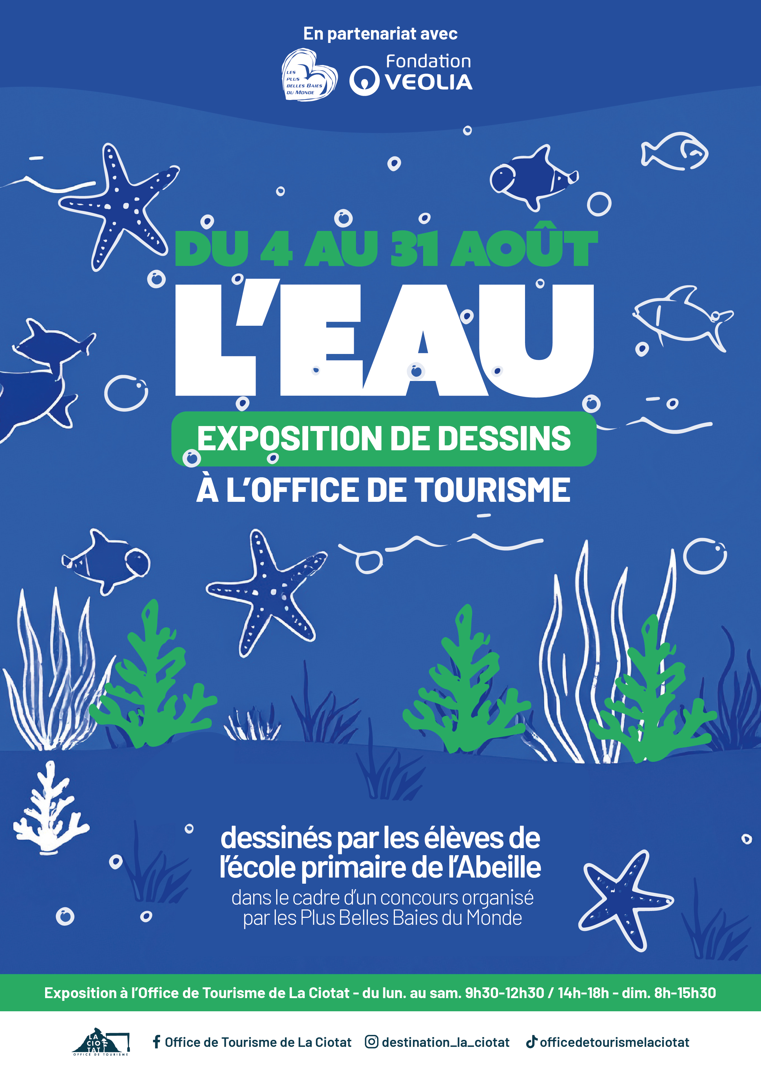 Exposition de dessins du concours des Plus Belles Baies du Monde