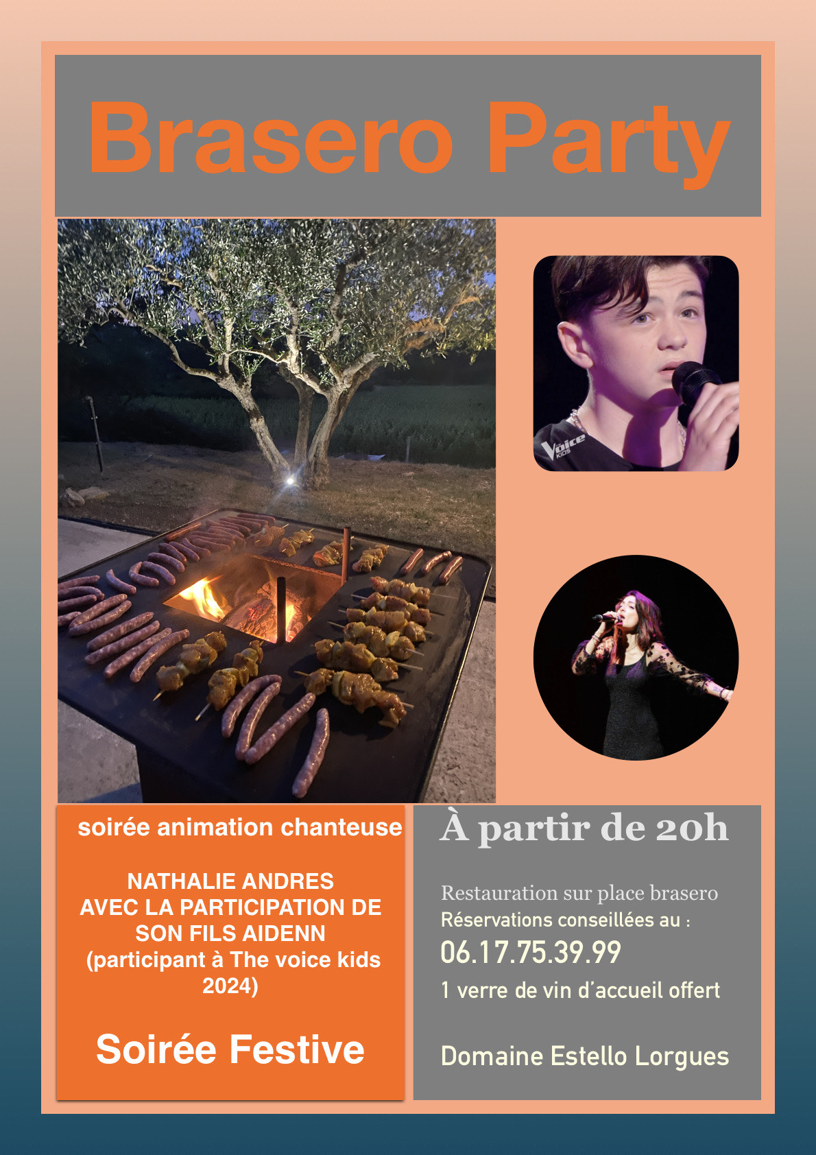 Brasero Party - Domaine Estello