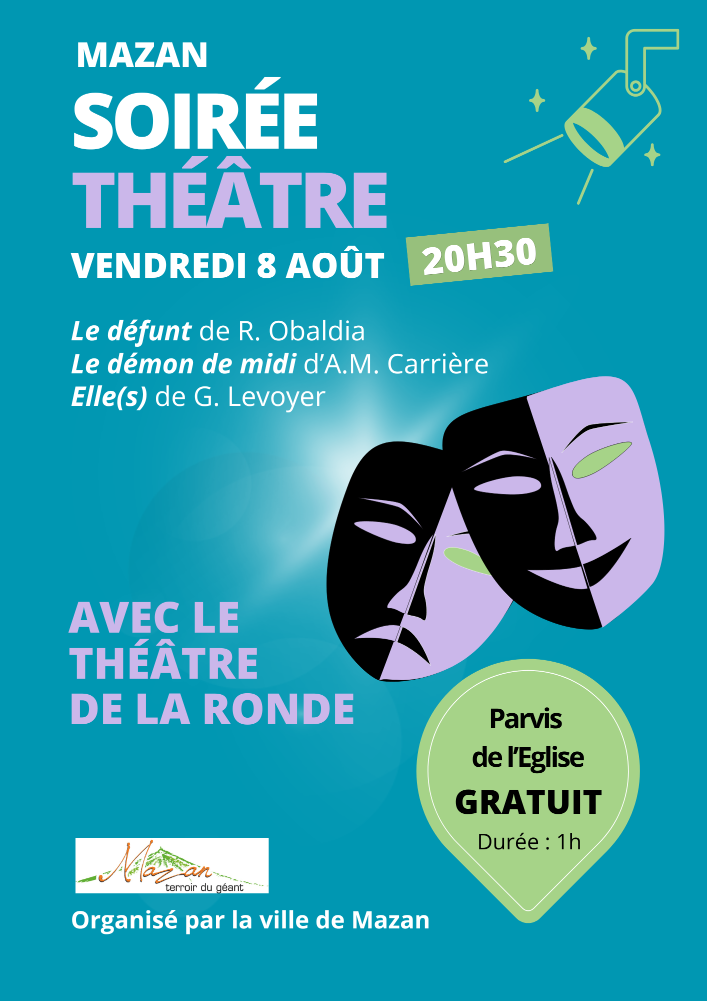 Soire thtre en plein air