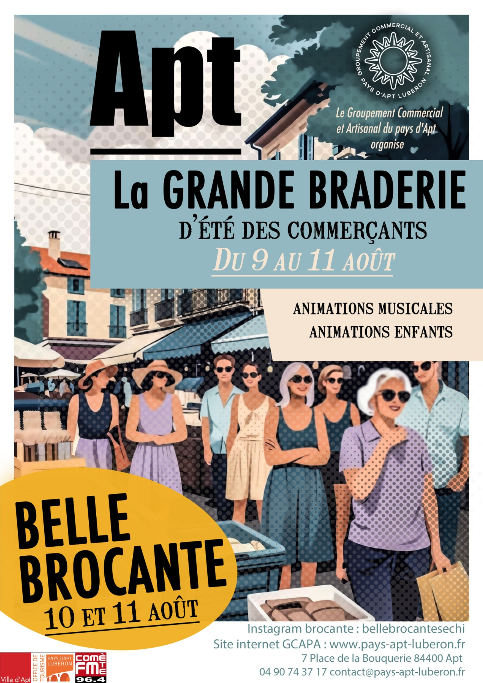 Grande Braderie d't des commerants & La Belle Brocante