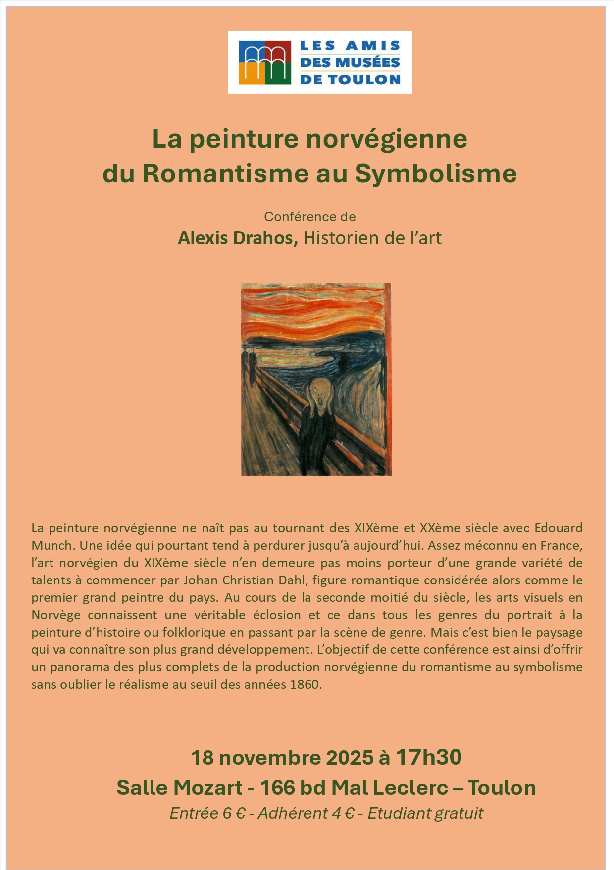 Confrence - L'art norvgien aux XIXeet XXe sicles