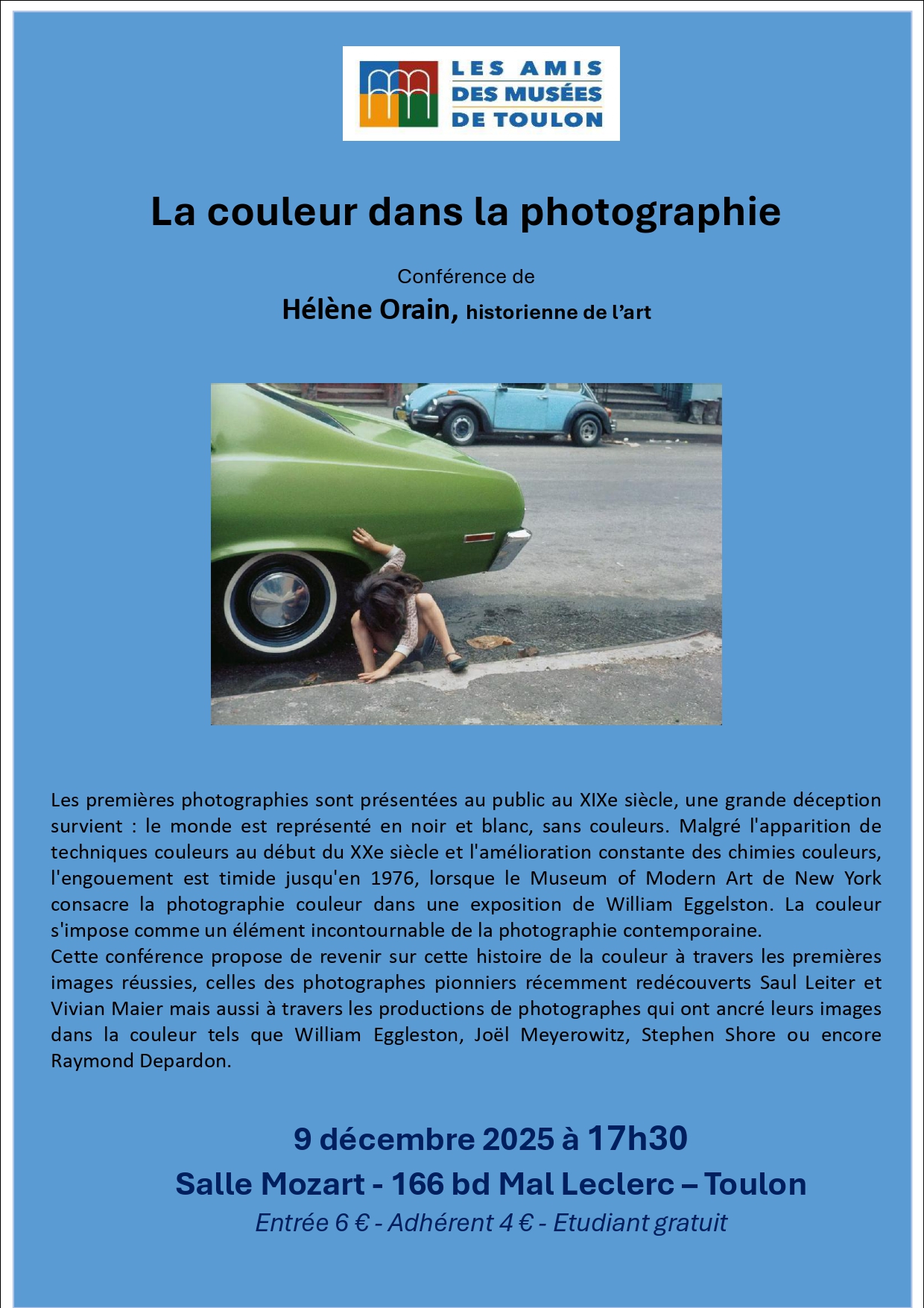 Confrence - La couleur en photographie