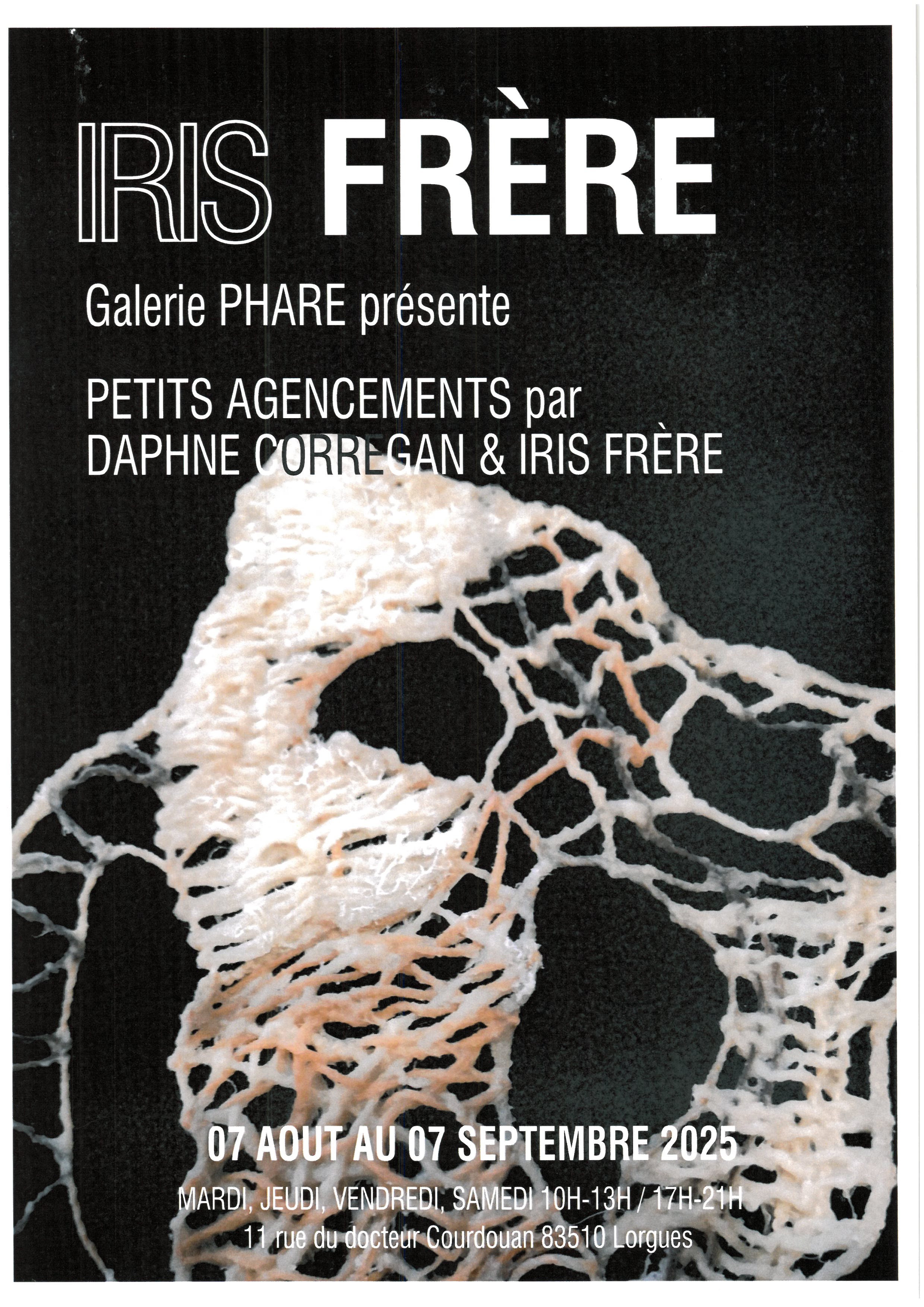 Exposition de Daphn Corregan & Iris Frre