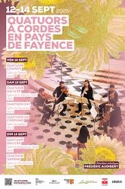 37me Festival de Quatuors  cordes du Pays de Fayence Concert en Apart  Saint-Paul-en-Fort