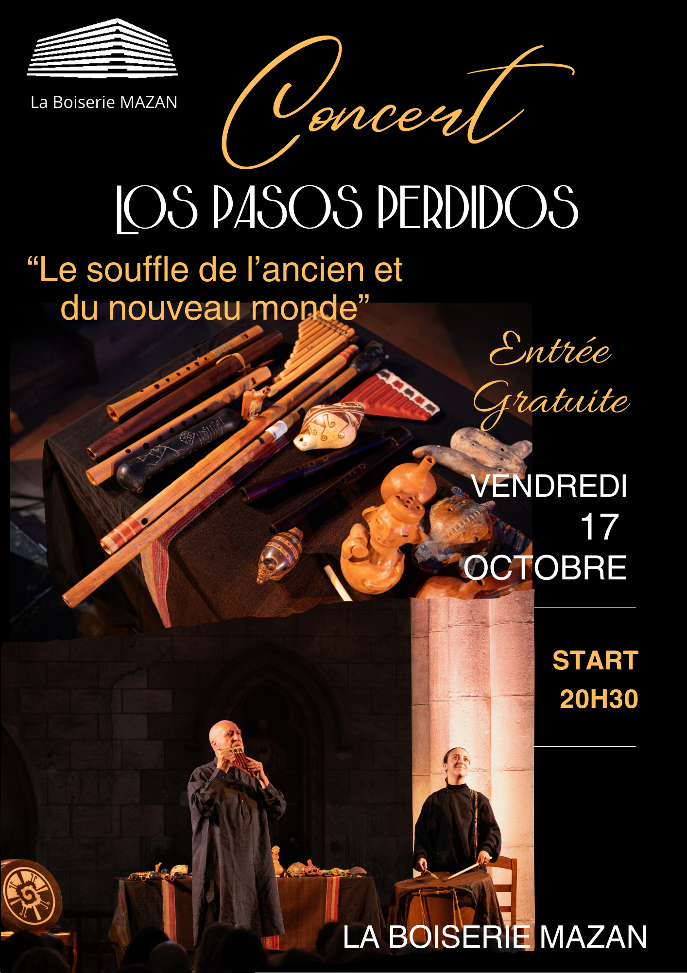 Concert  la Boiserie : Los Pasos Perdidos
