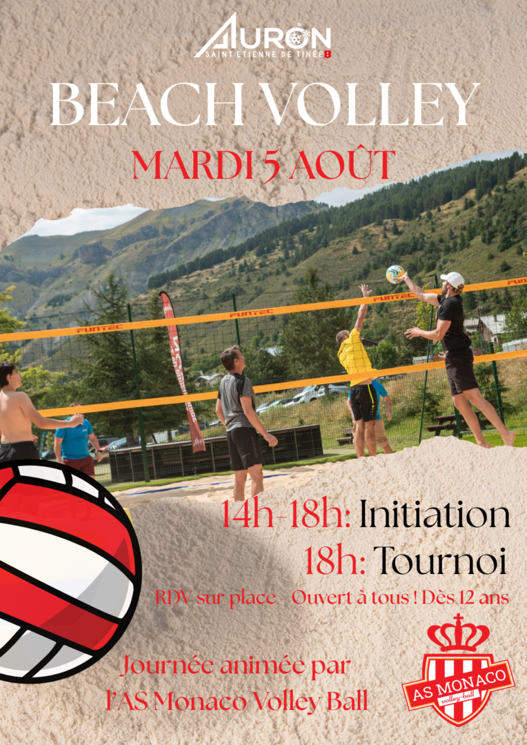 Initiation Beach Volley avec AS Monaco Volley Ball