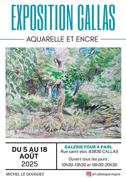 exposition Aquarelle et encre