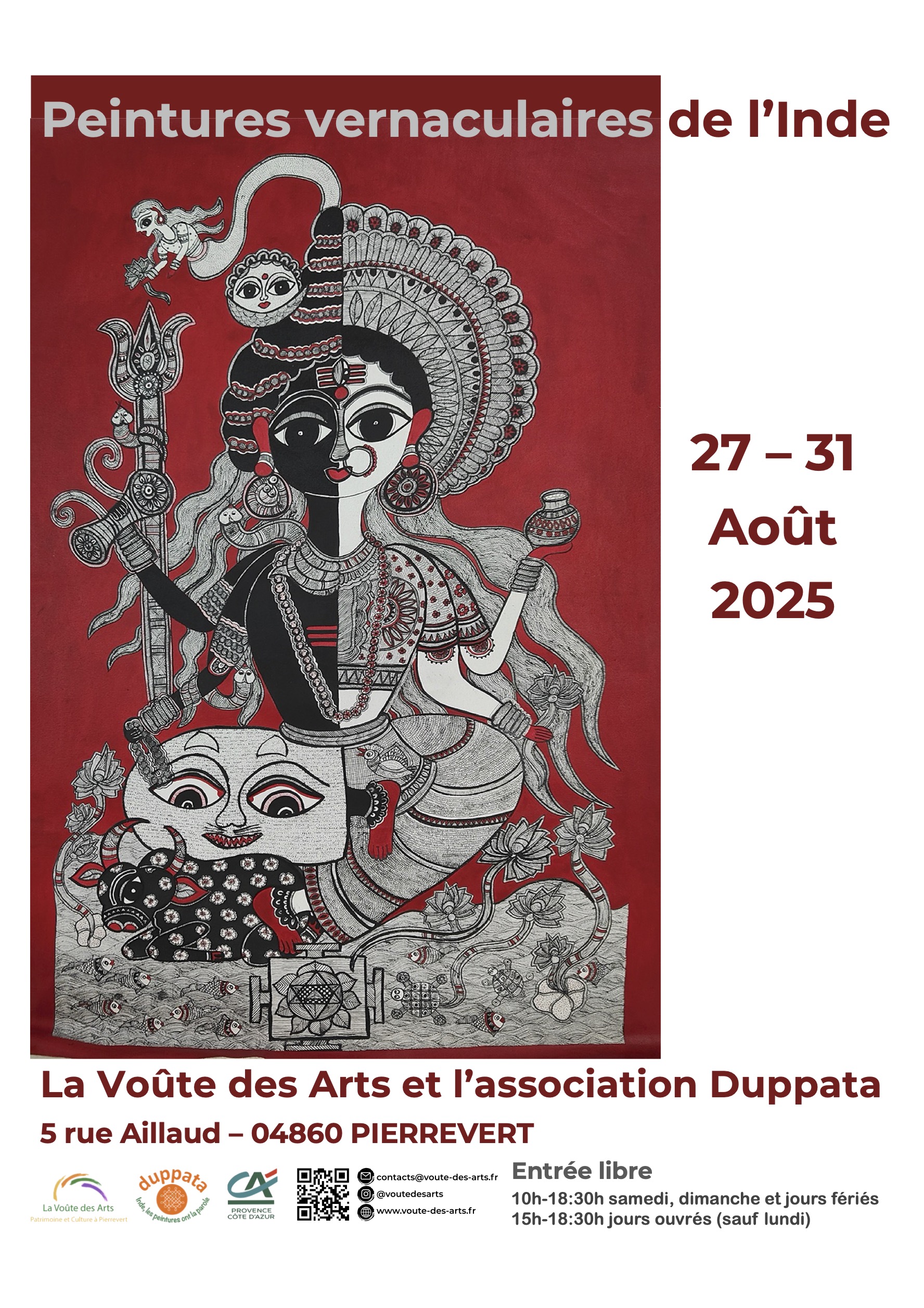 Exposition : peintures vernaculaires de l'Inde