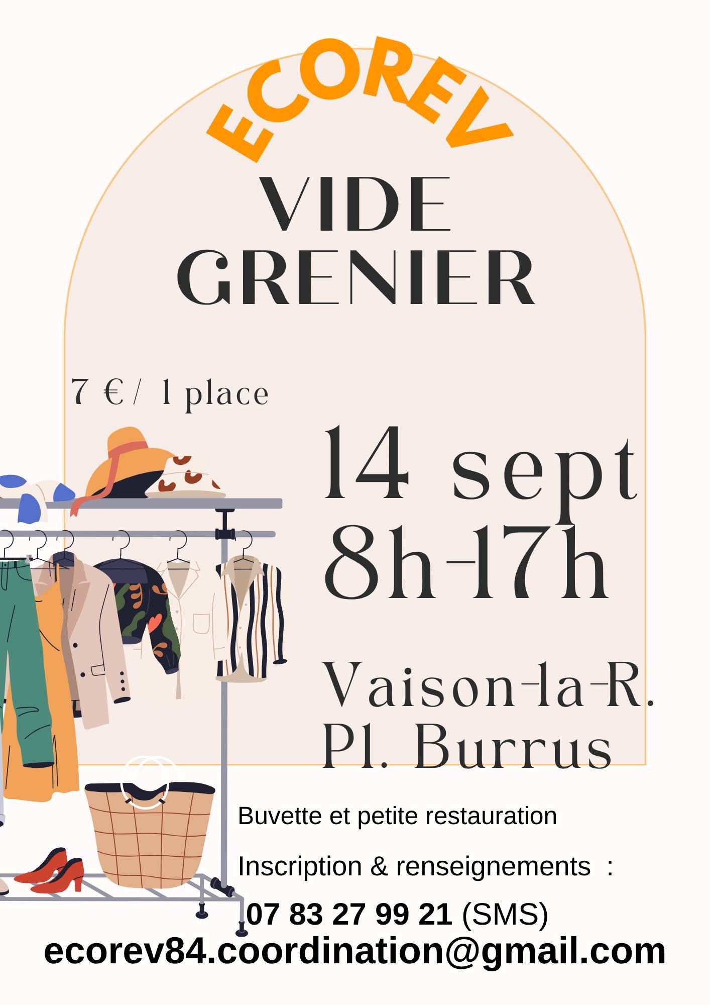 Vide-grenier 'Ecorev'