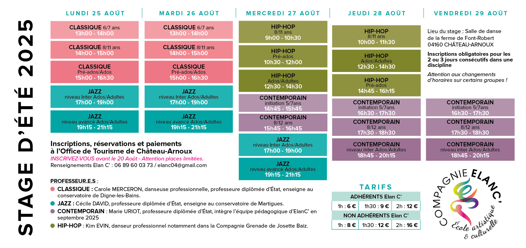 Stage d't Elan'C