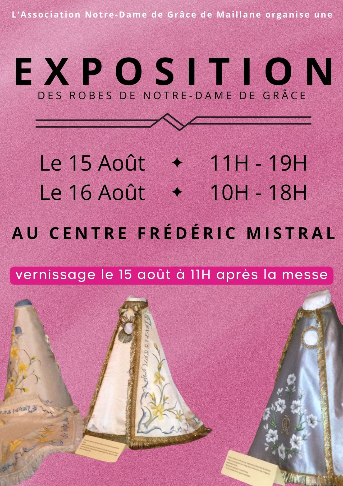 Exposition des robes de Notres dmes de Grce