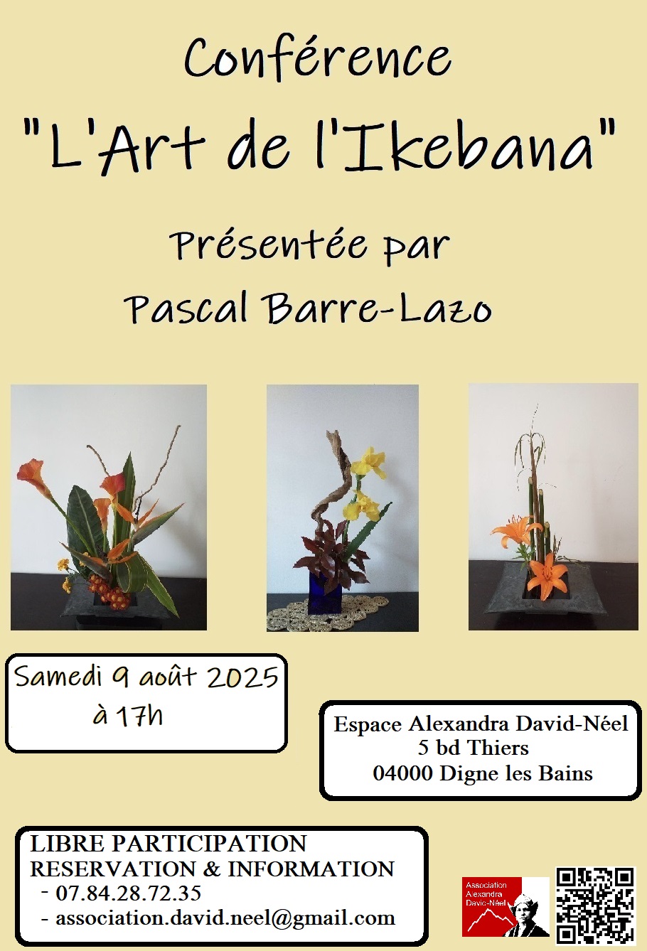 Confrence lart de lIkebana
