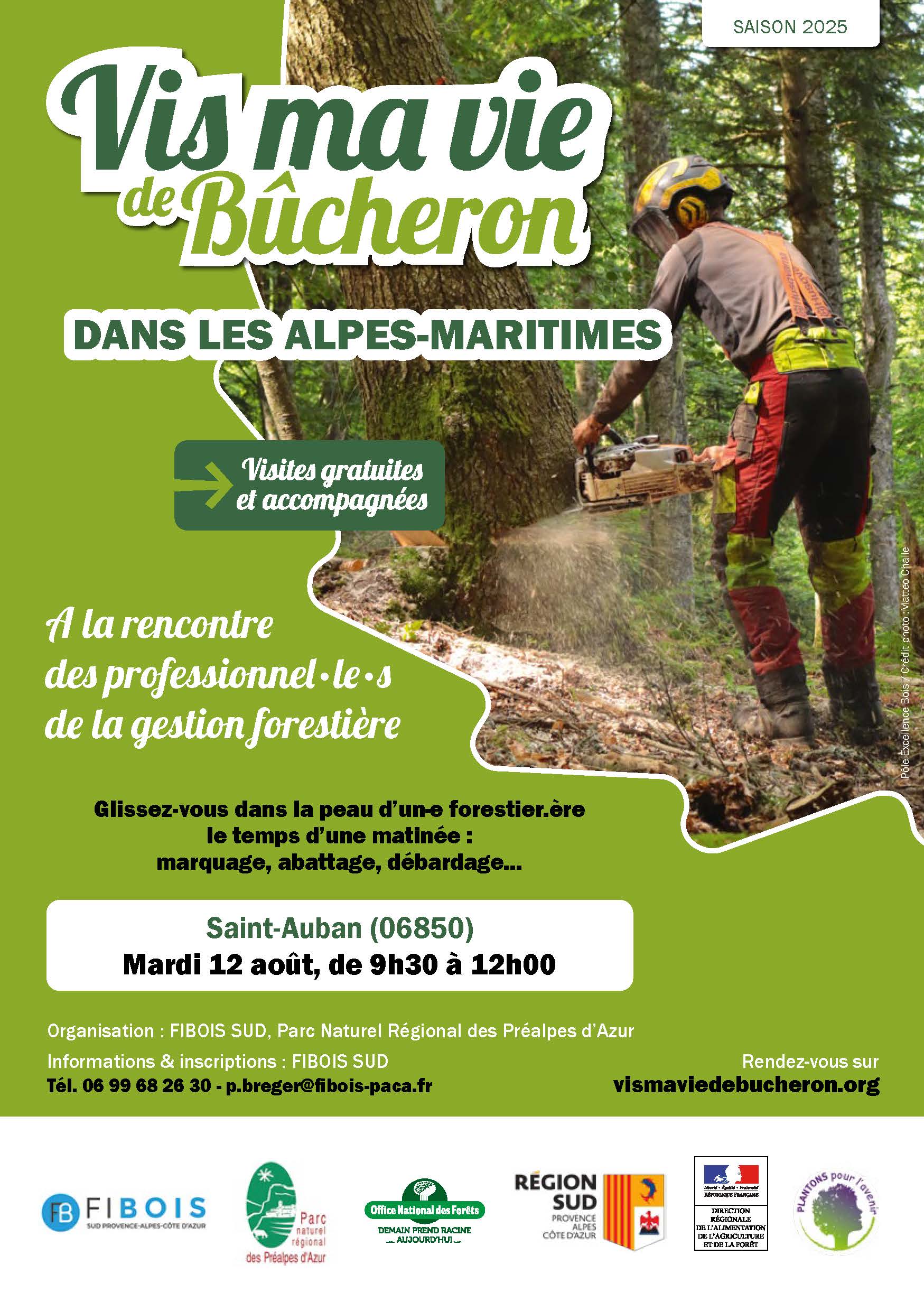 Vis ma vis de bucheron  Saint-Auban