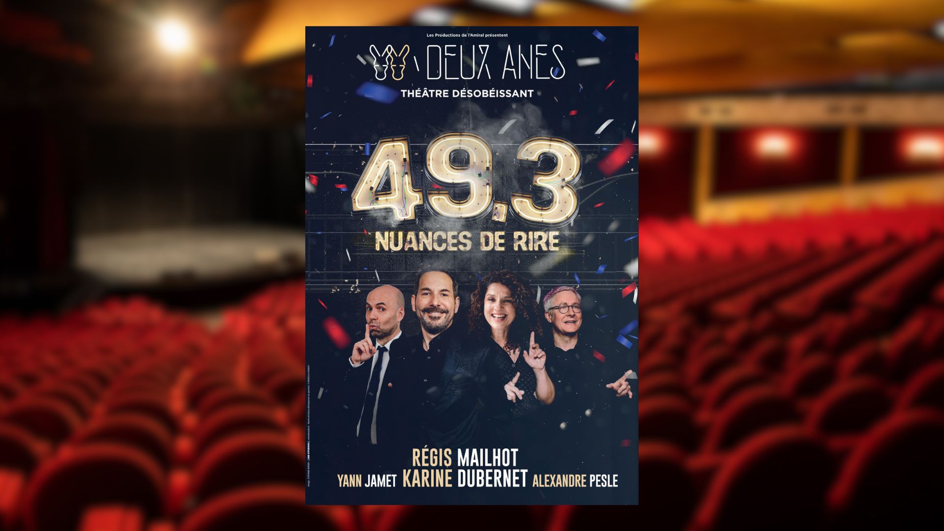 Humour : Th��tre des 2 �nes - 49.3 nuances de rire