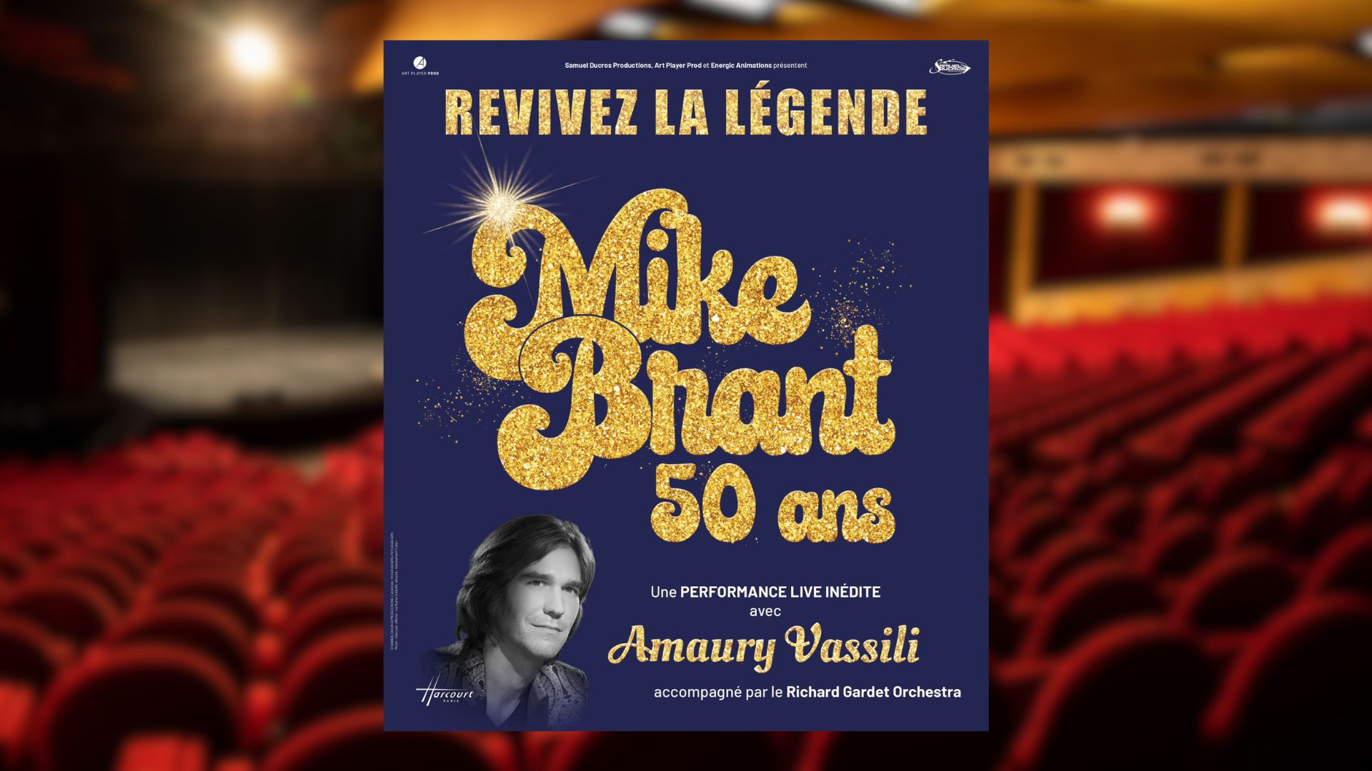 Musique : Mike Brant 50 ans par Amaury Vassili