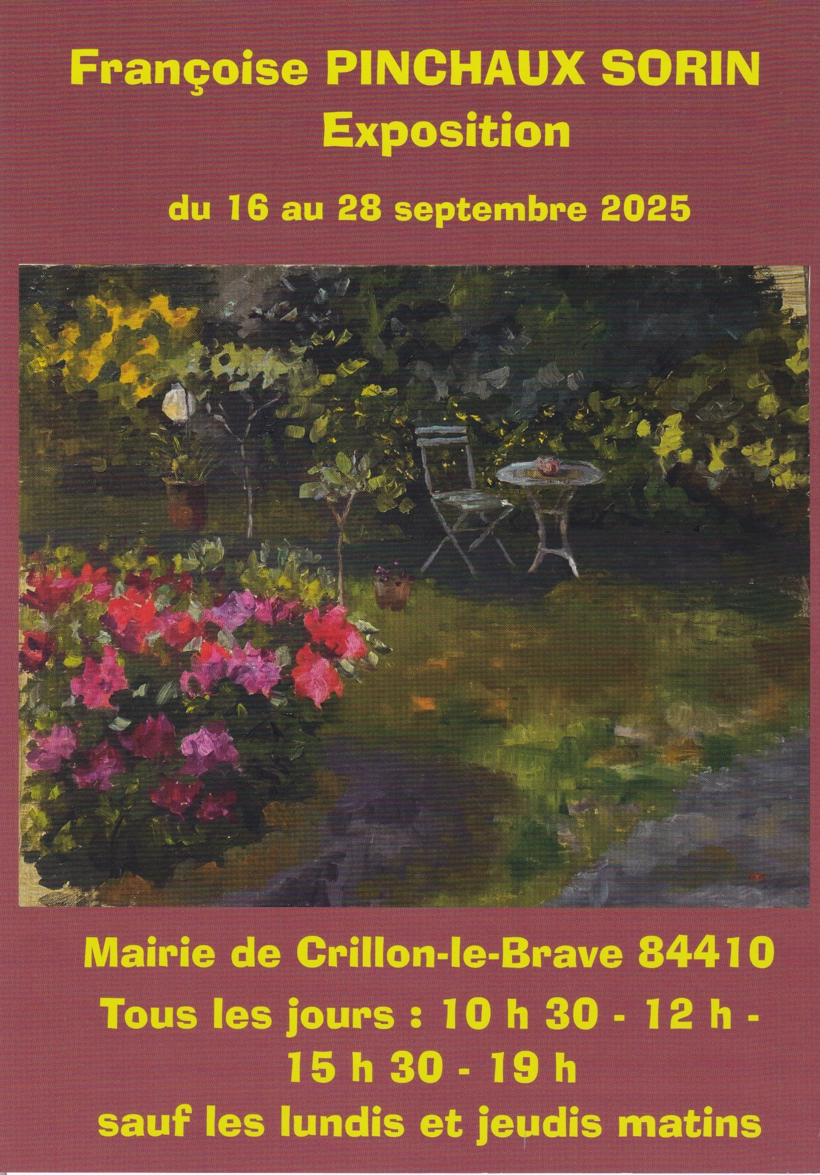 Exposition : Franoise Pinchaux Sorin