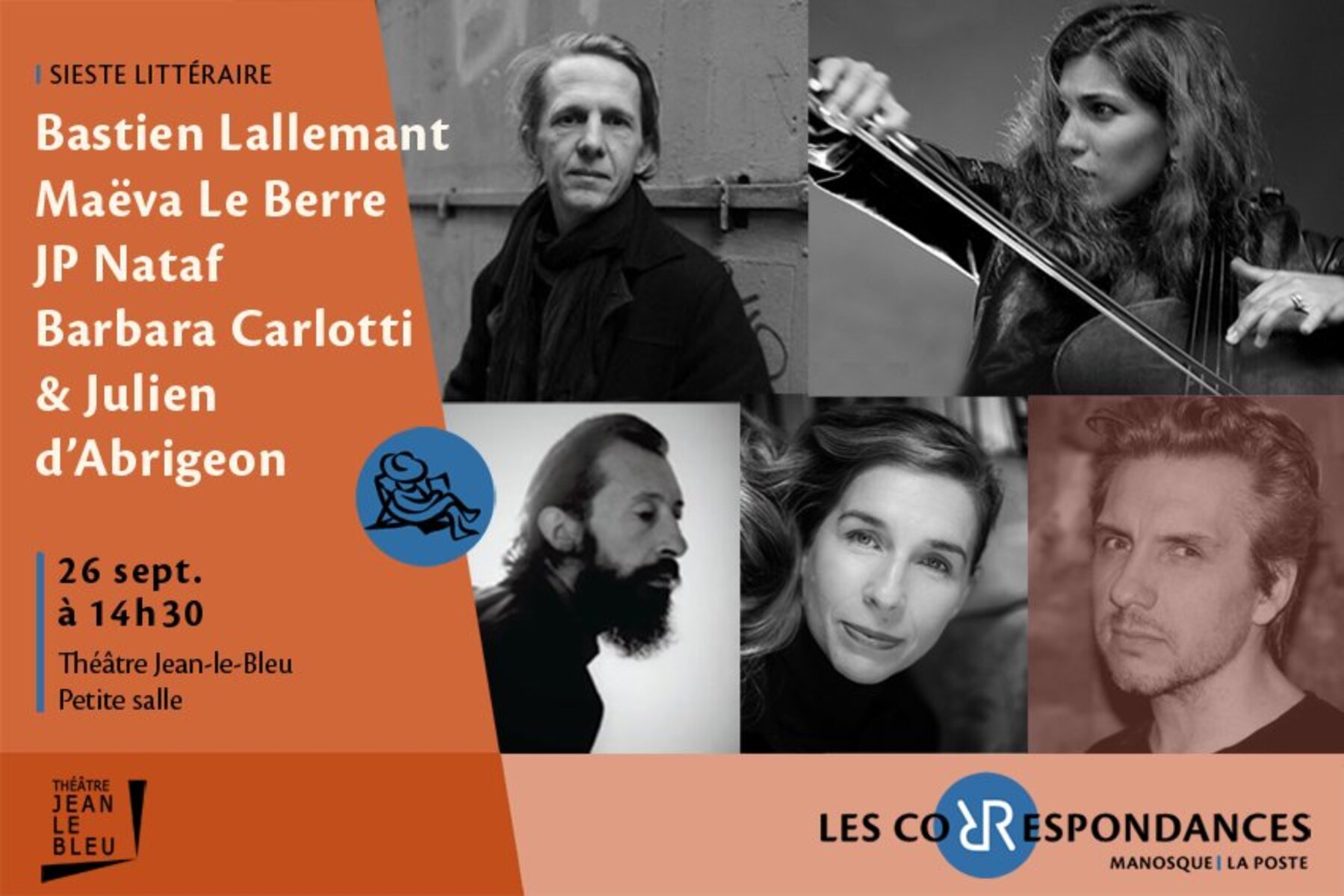 Les correspondances : Sieste littraire et acoustique avec Julien dAbrigeon