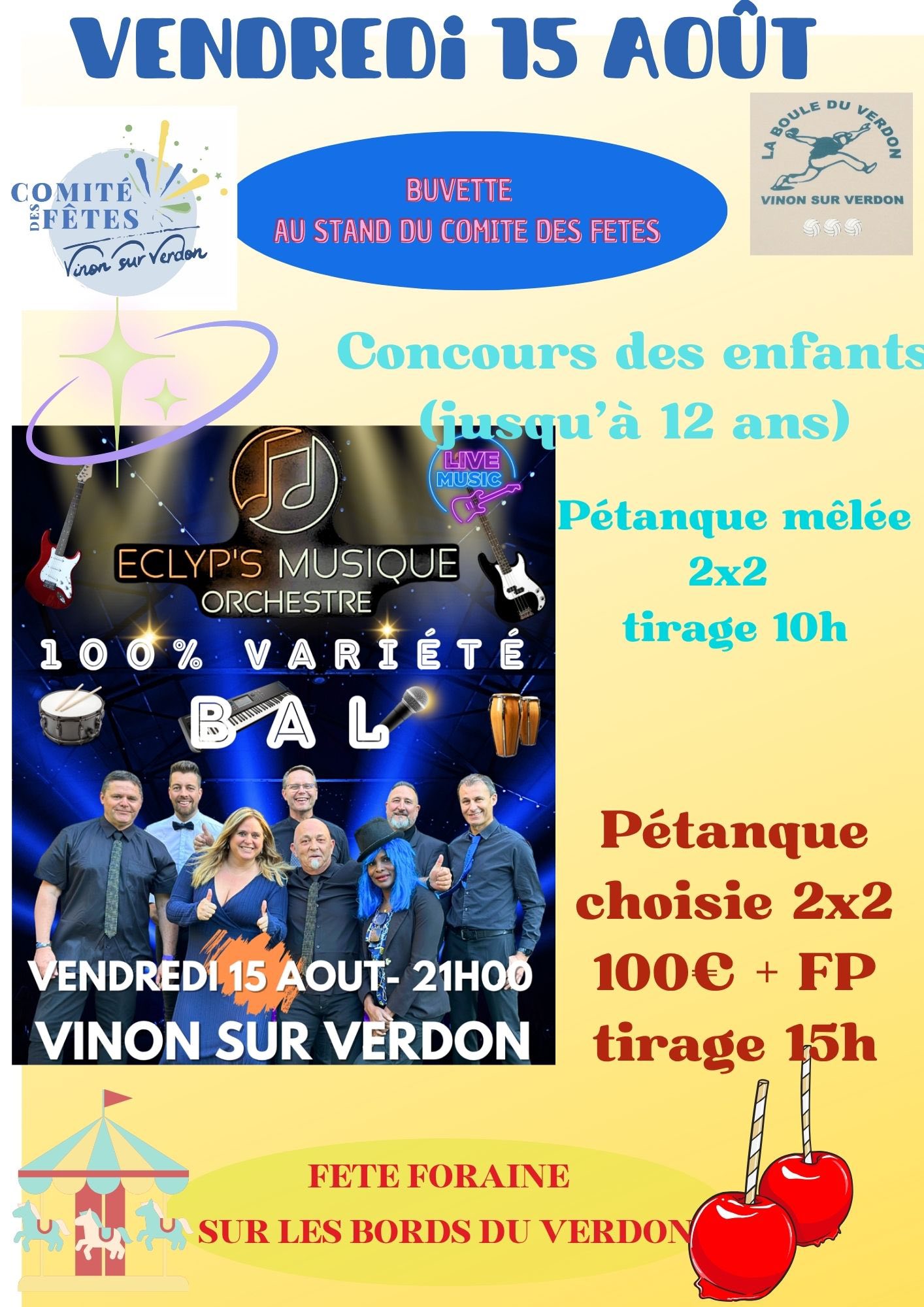 Ptanque et fte foraine