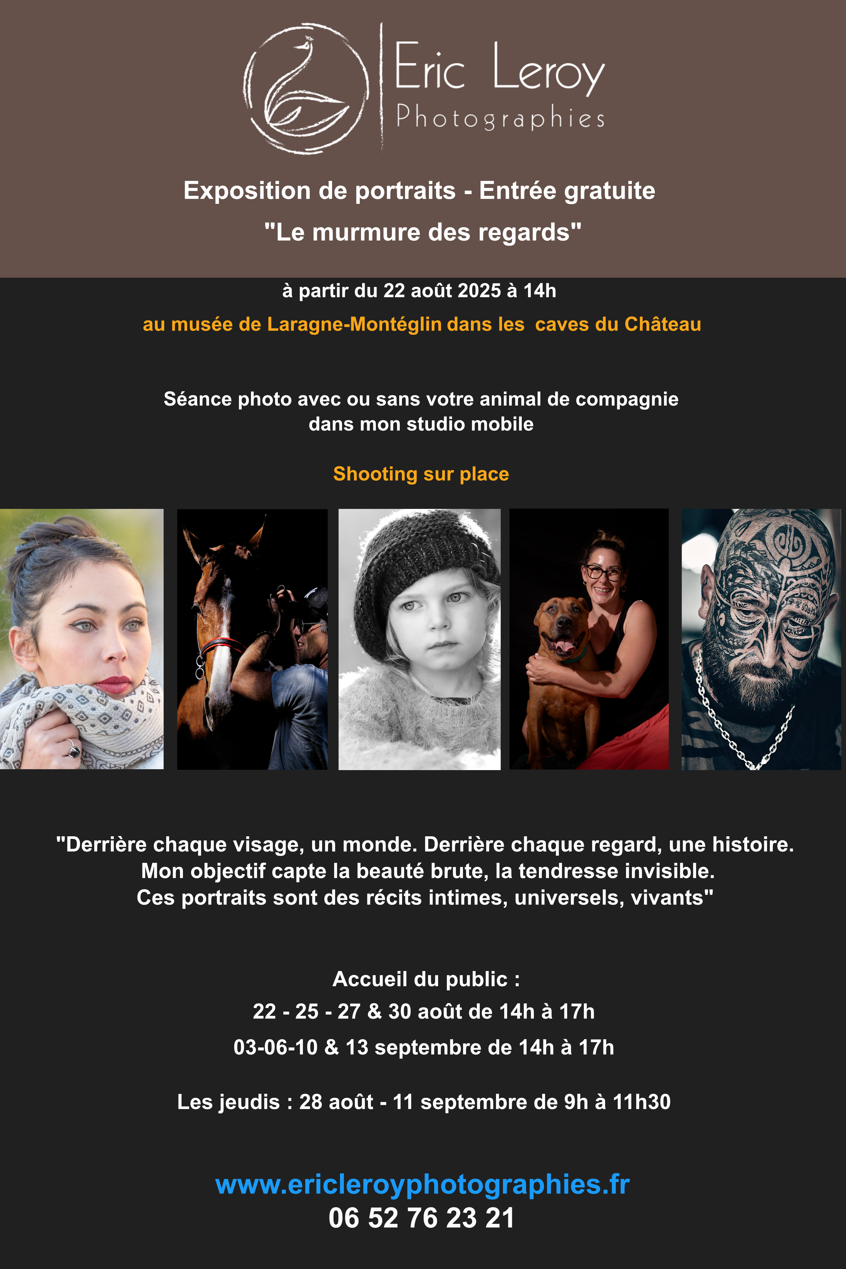 Exposition de photographies d'Eric Leroy : 