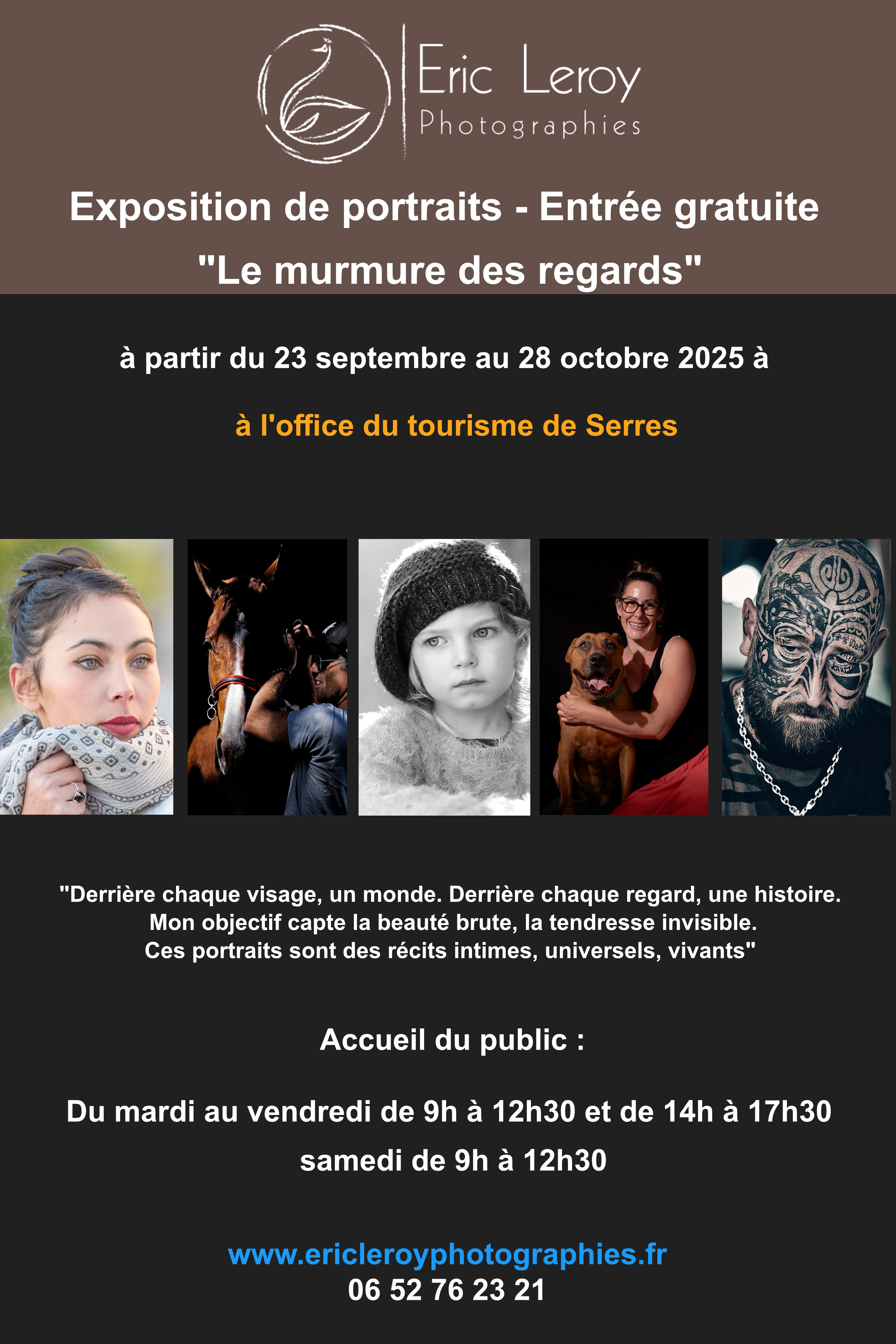 Exposition de photographies d'Eric Leroy : 