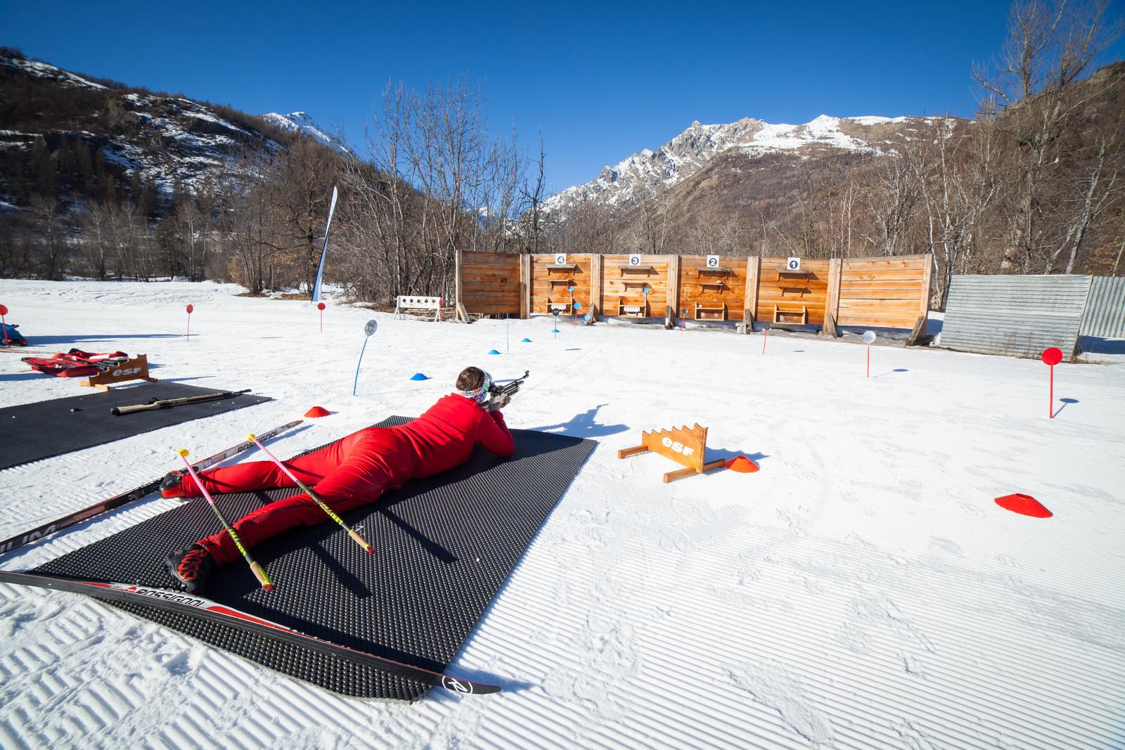 Biathlon avec l'ESF