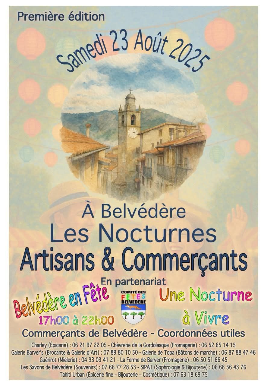 Les nocturnes artisans et commerants