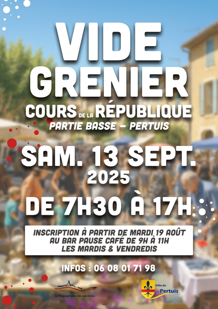 Vide grenier - Cours de la Rpublique