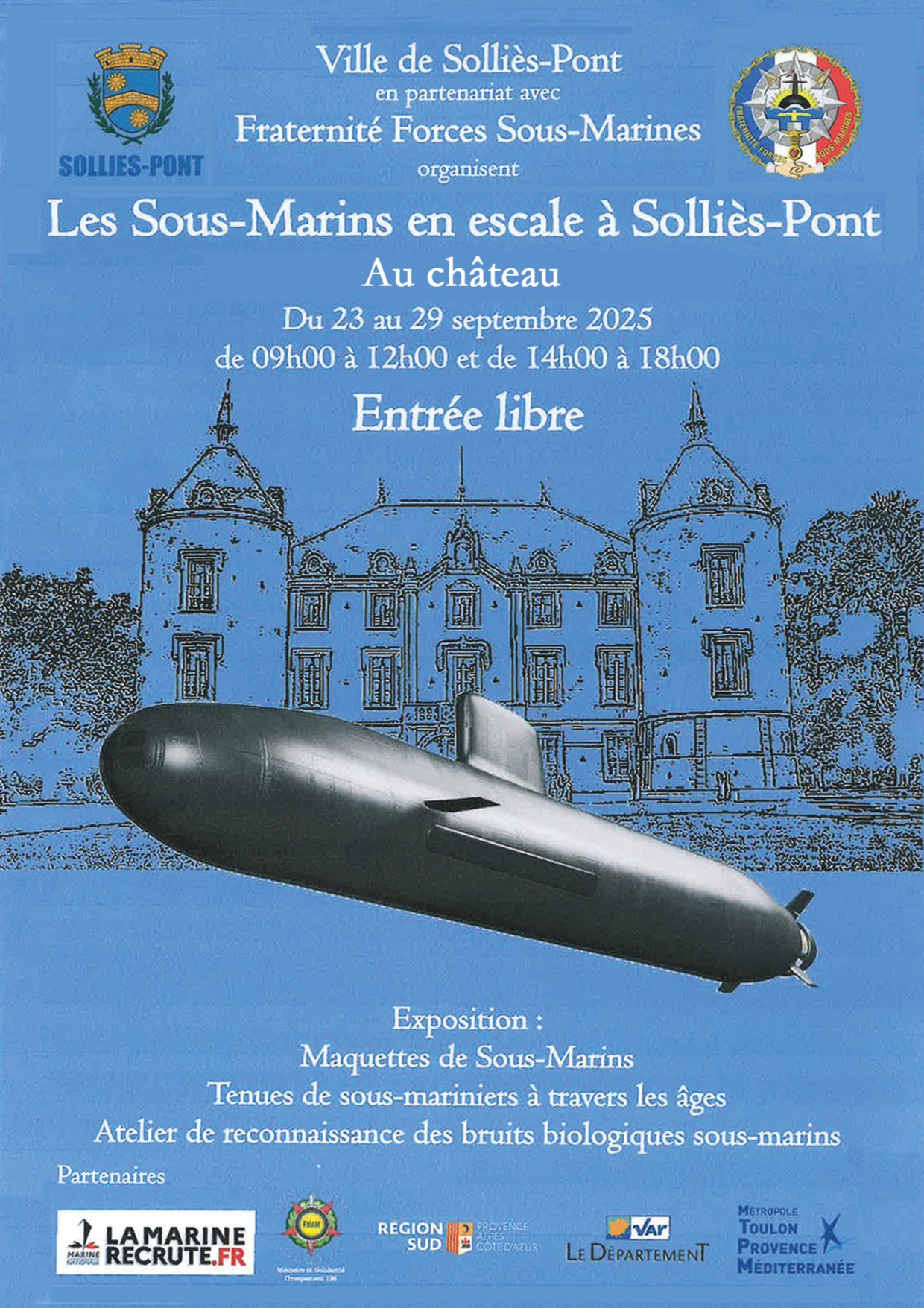 Exposition : Les sous-marins en escale  Sollis-Pont