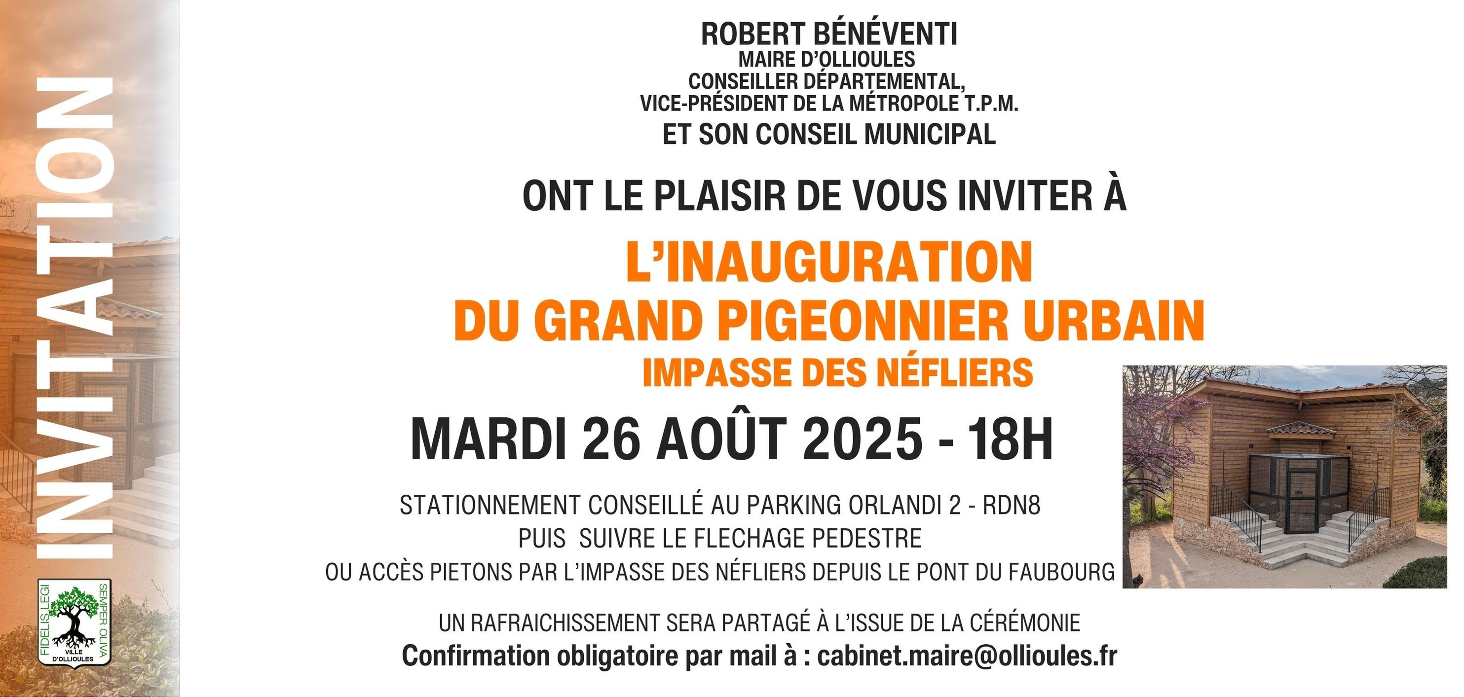 Inauguration du Grand Pigeonnier Urbain