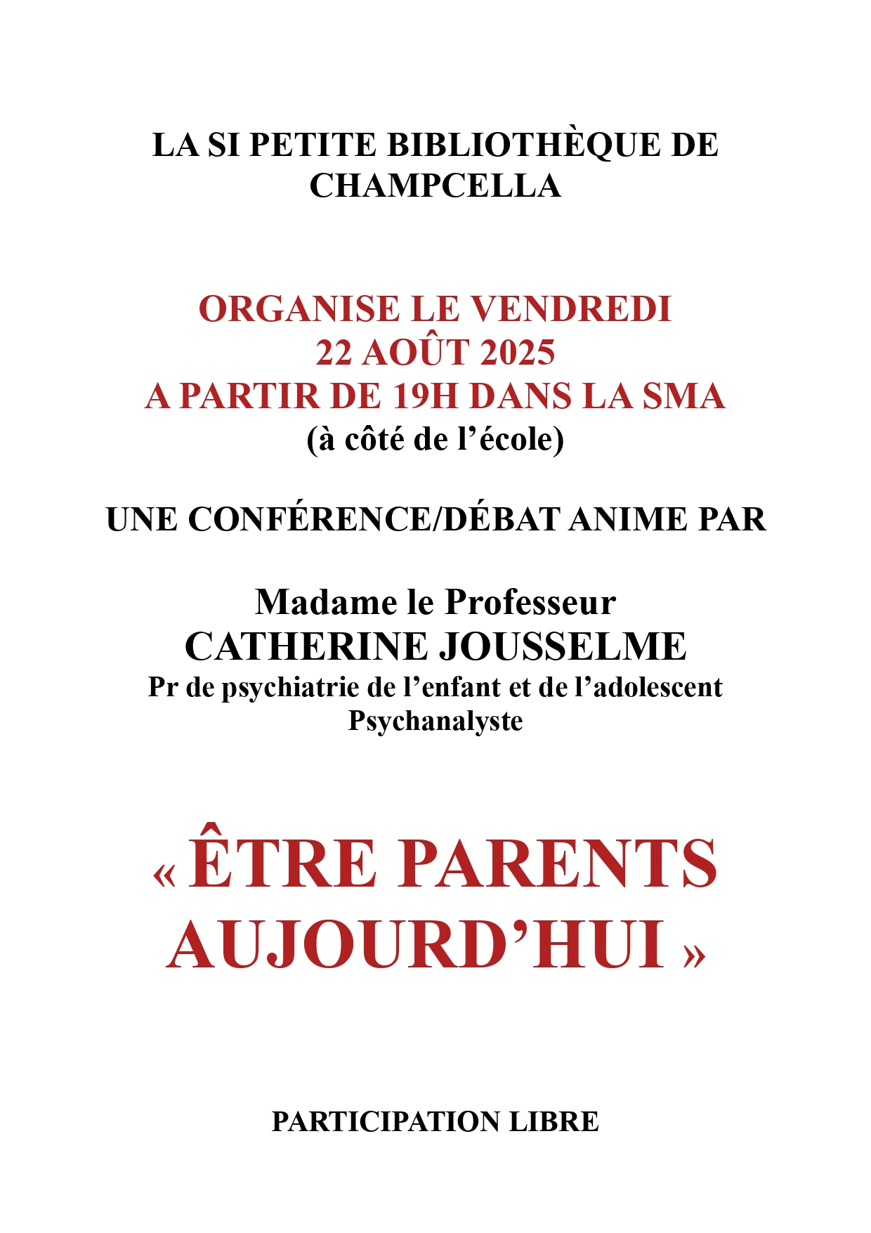 Confrence/ Dbat 