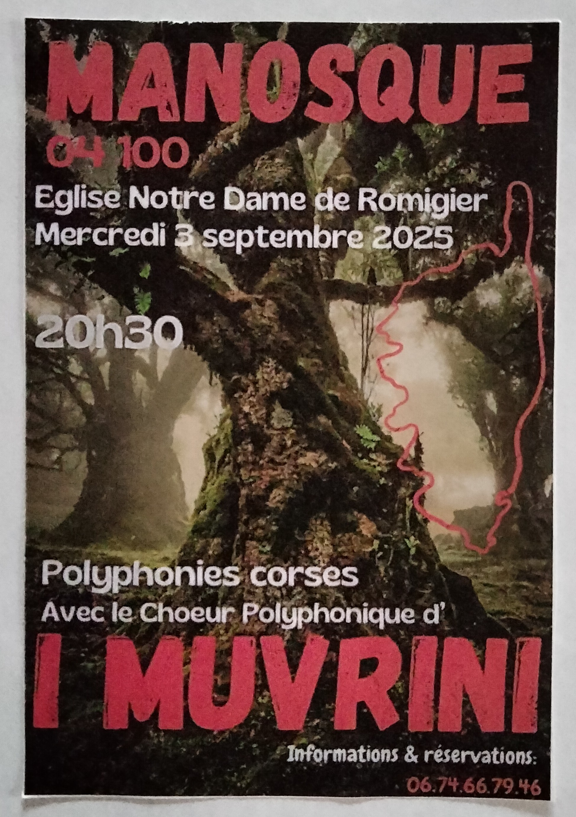 Concert-veille polyphonies Corses chur I Muvrini