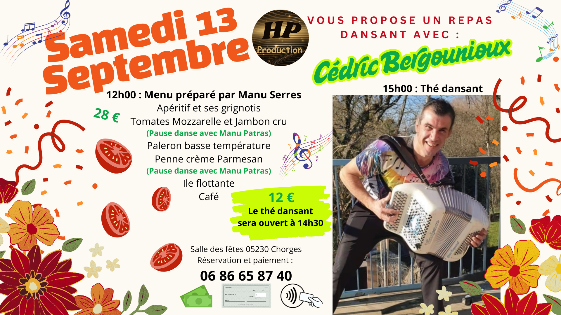 Repas dansant Musette & danses en lignes