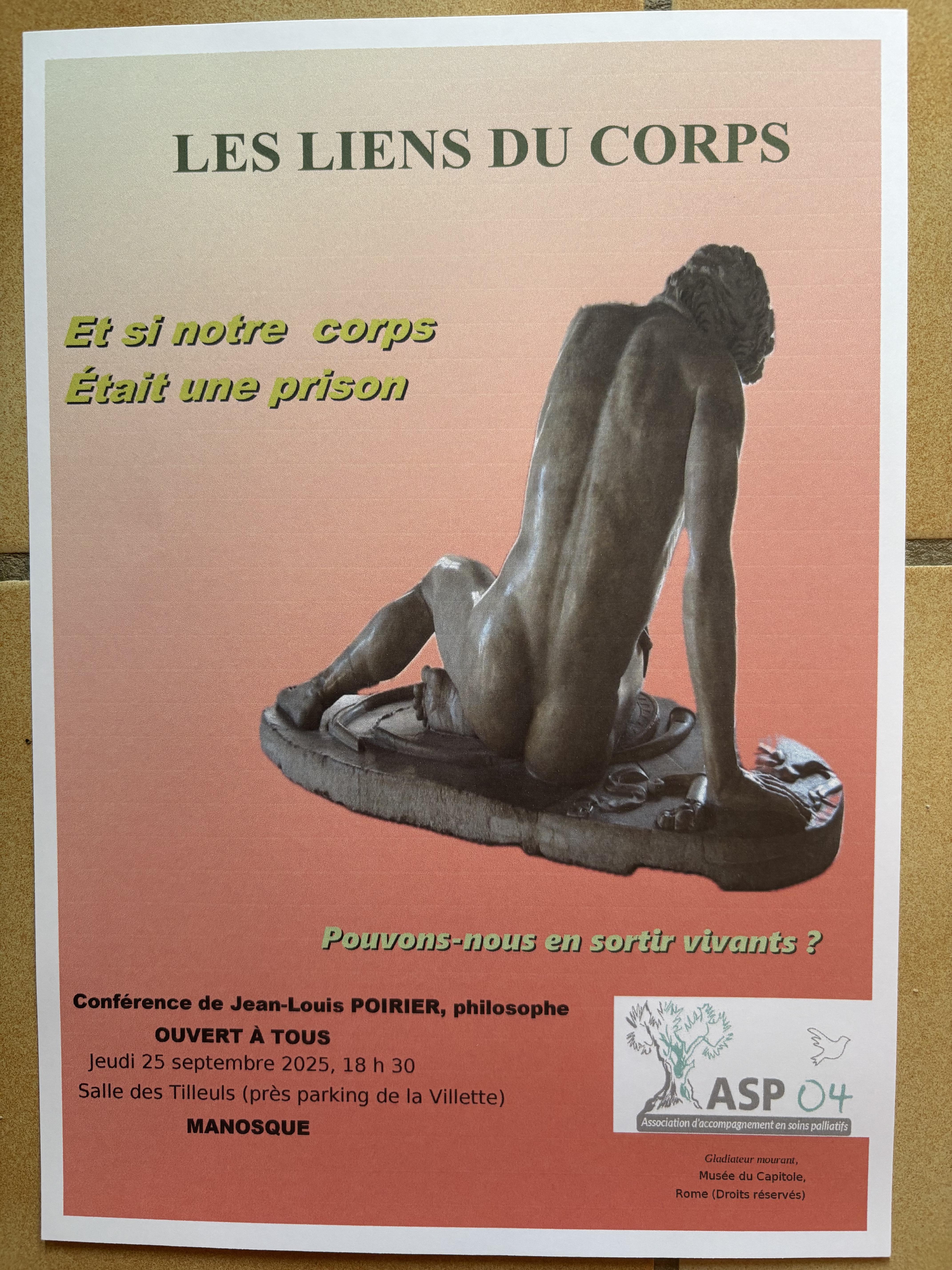 Confrence dbat : les liens du corps