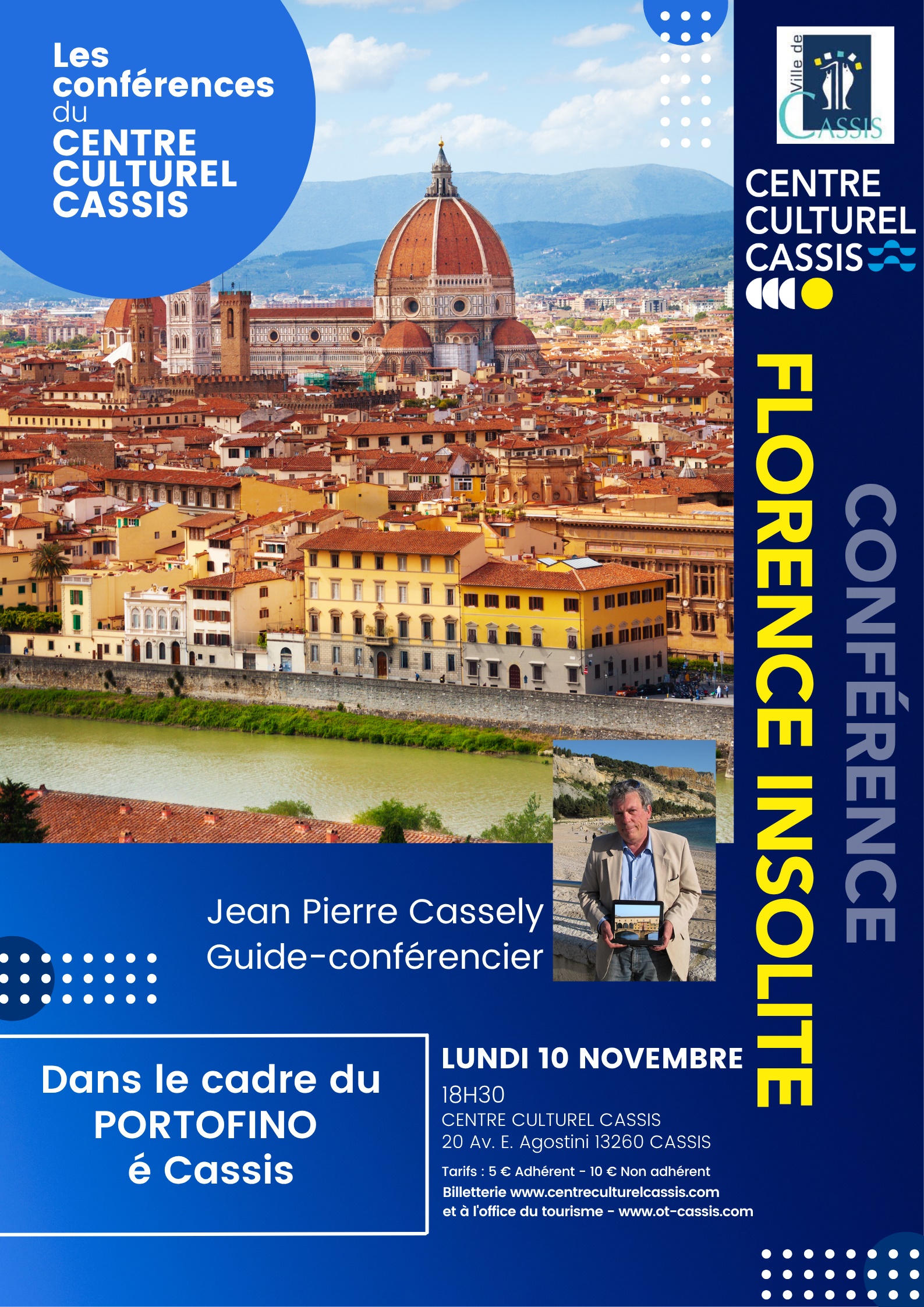 Les confrences du Centre Culturel Cassis - Florence insolite
