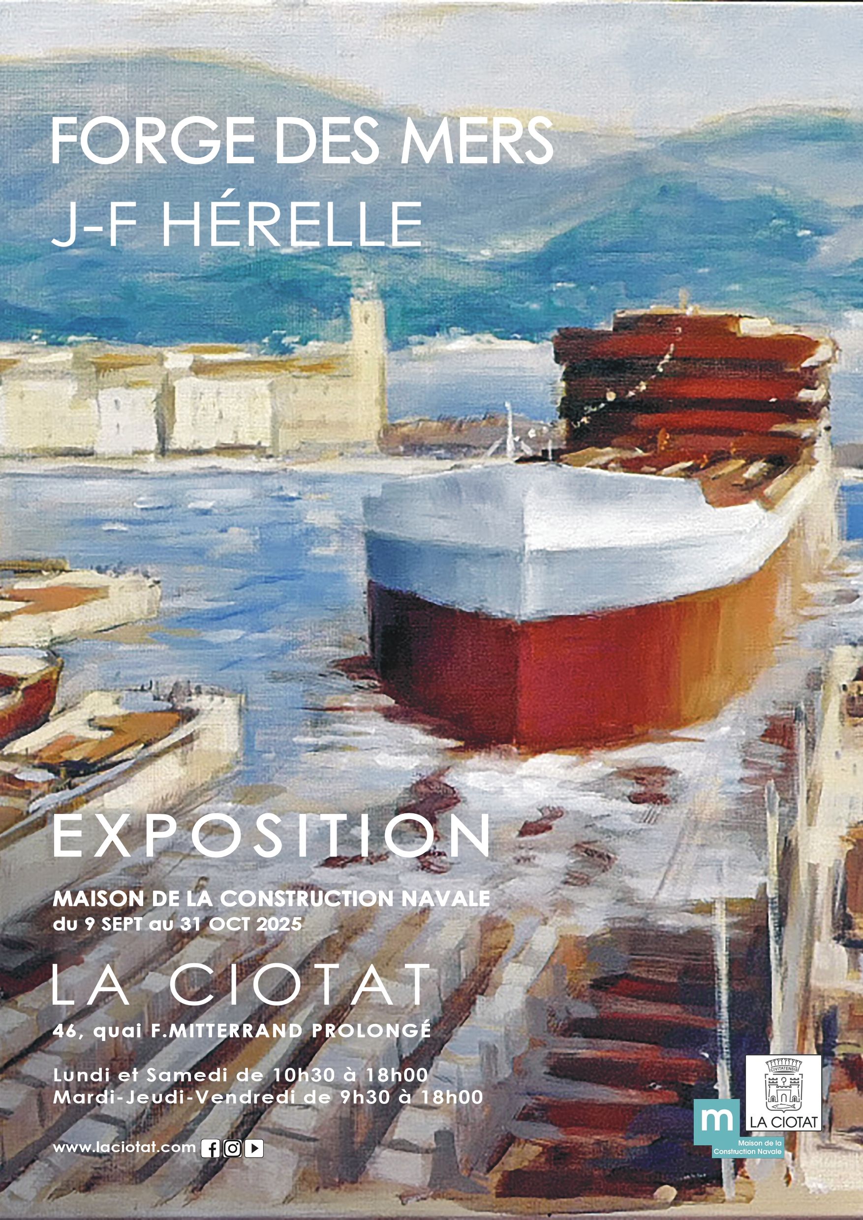 Exposition de peintures Forge des Mers de Jean-Franois Hrelle